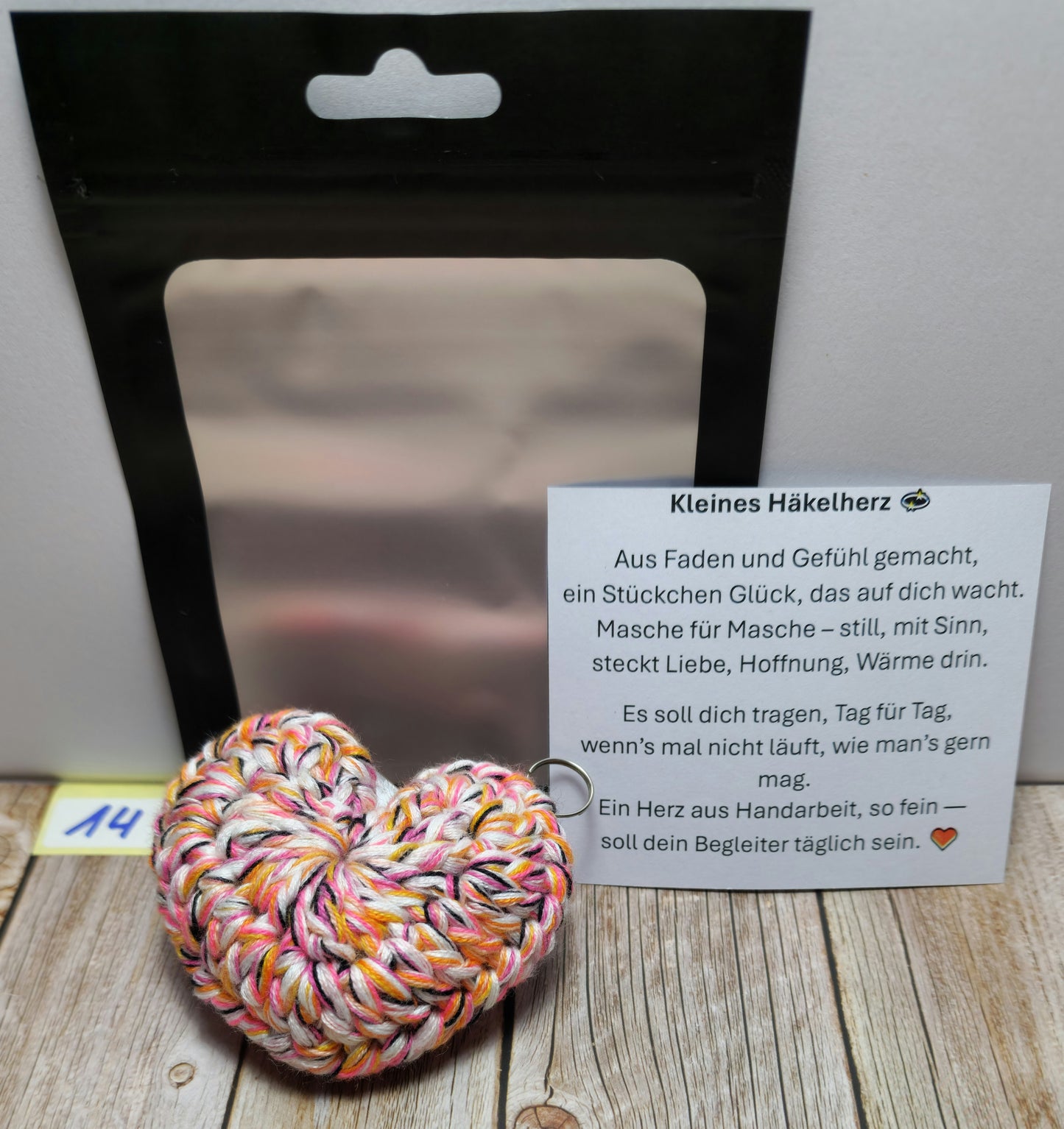 Schlüsselanhänger Herzchen Nr. 014