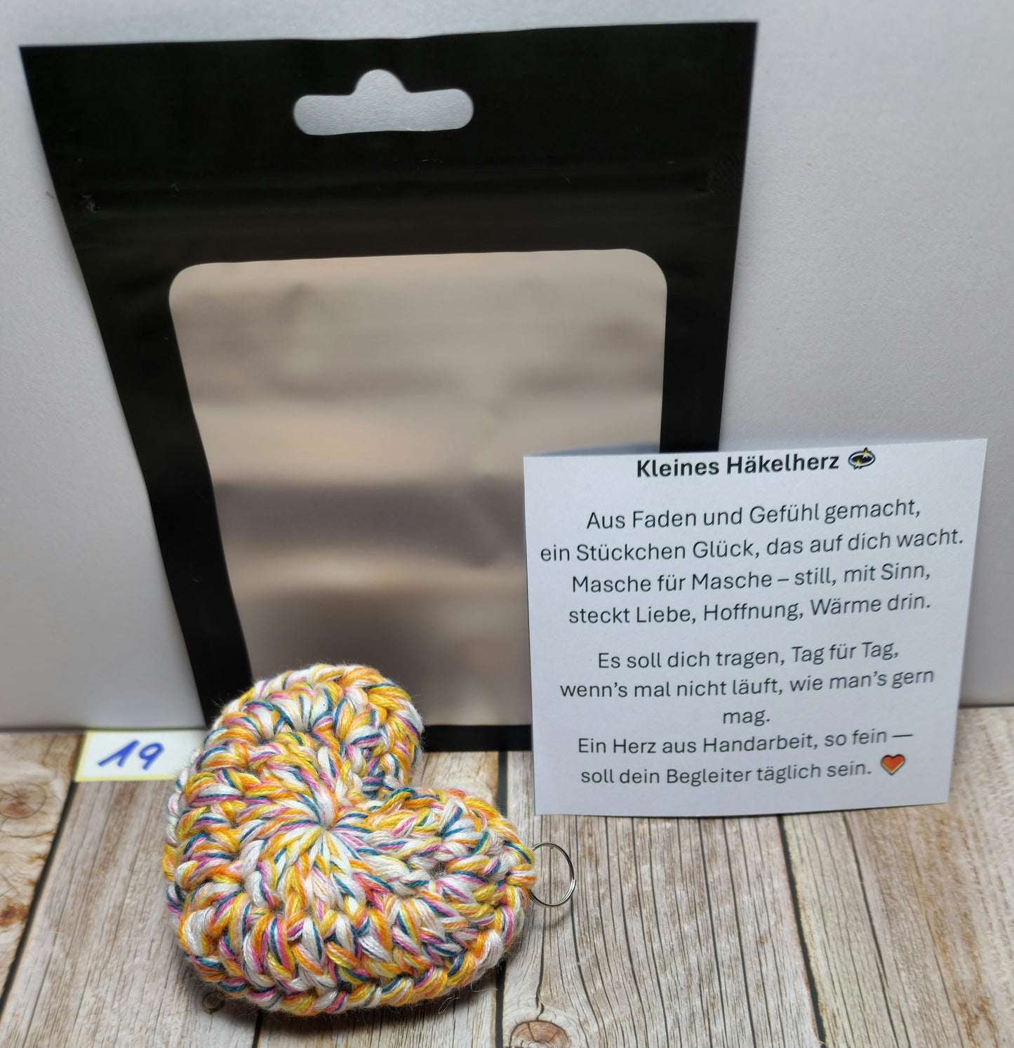 Schlüsselanhänger Herzchen Nr. 019