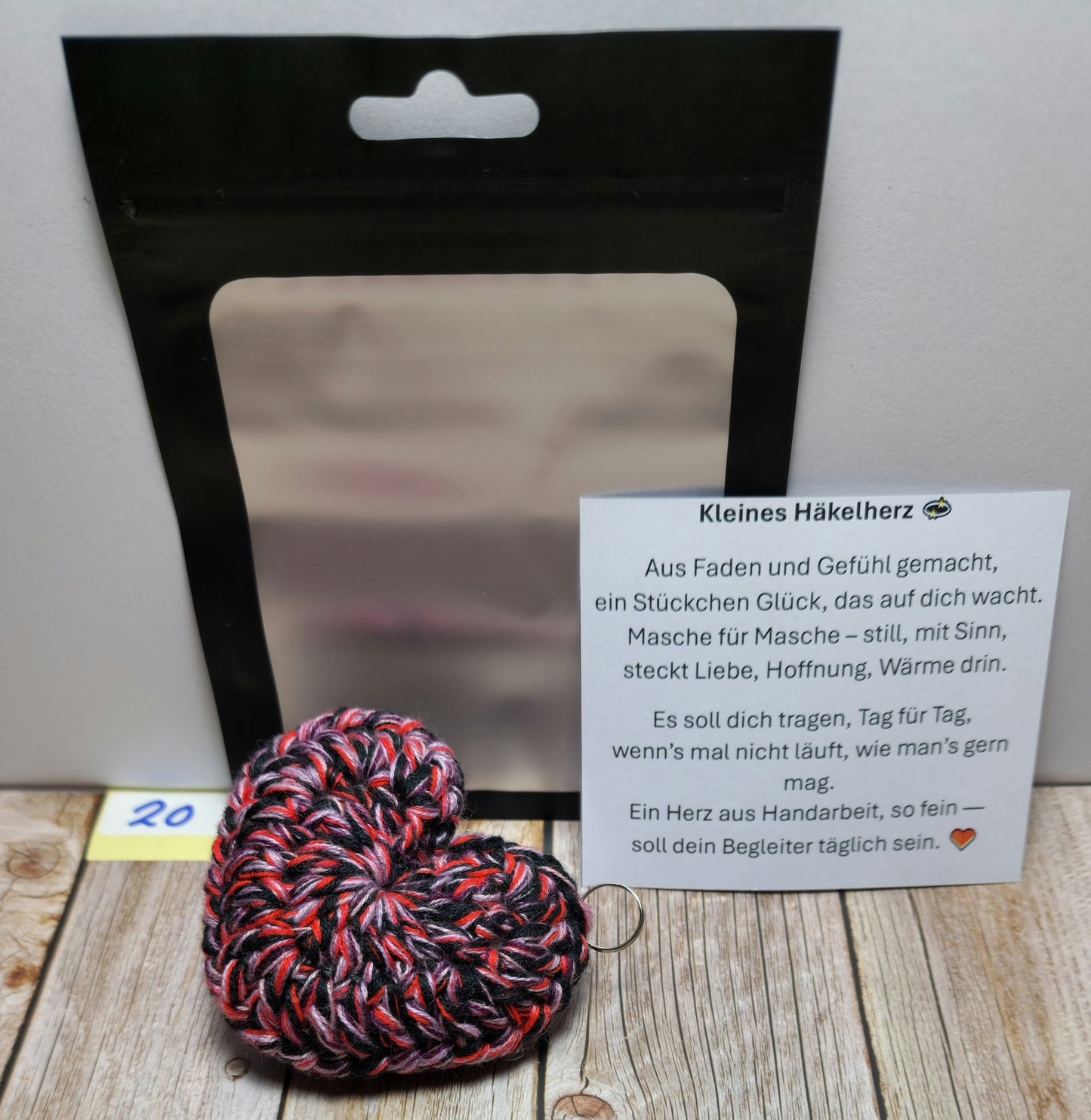 Schlüsselanhänger Herzchen Nr. 020