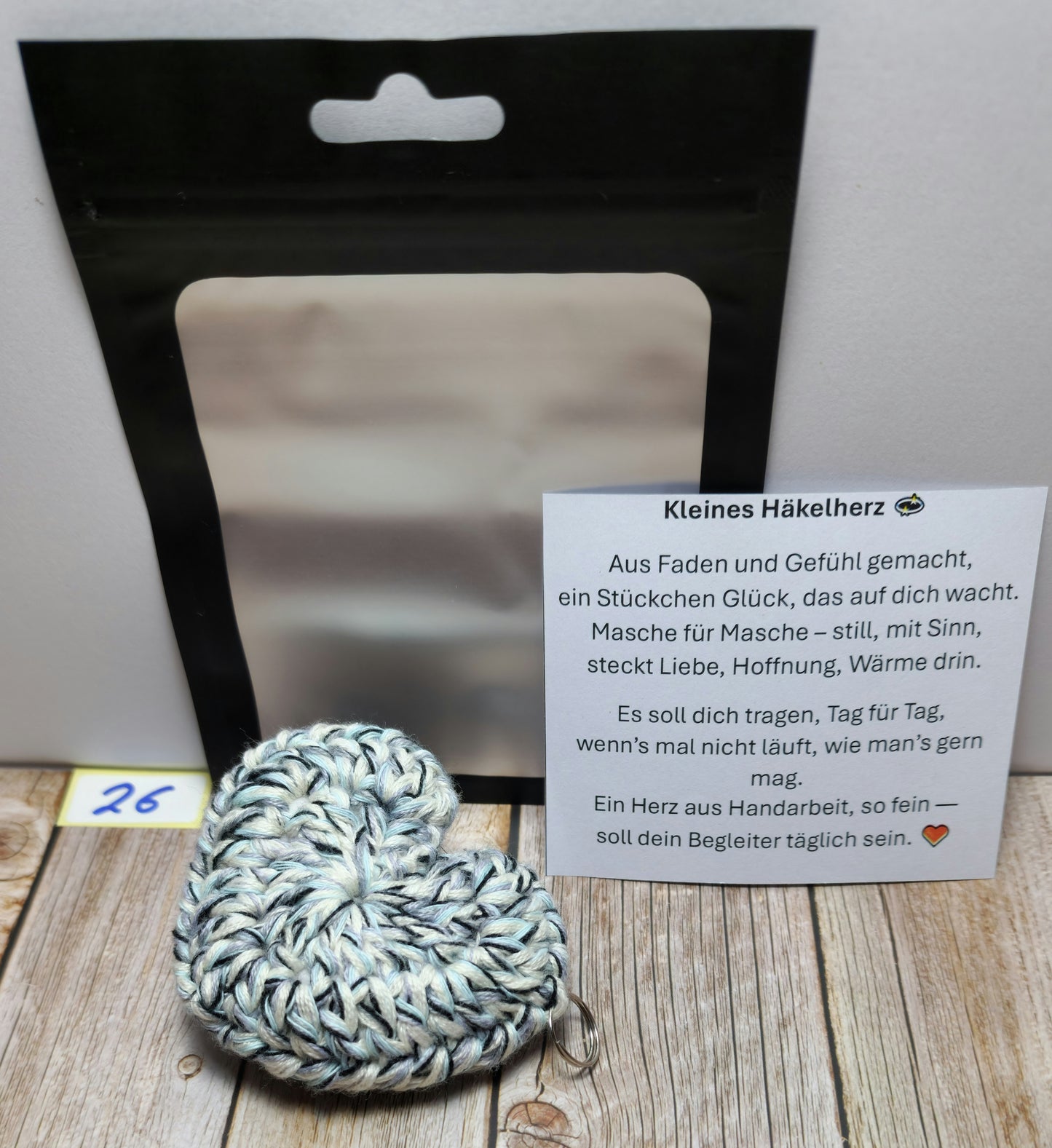 Schlüsselanhänger Herzchen Nr. 026