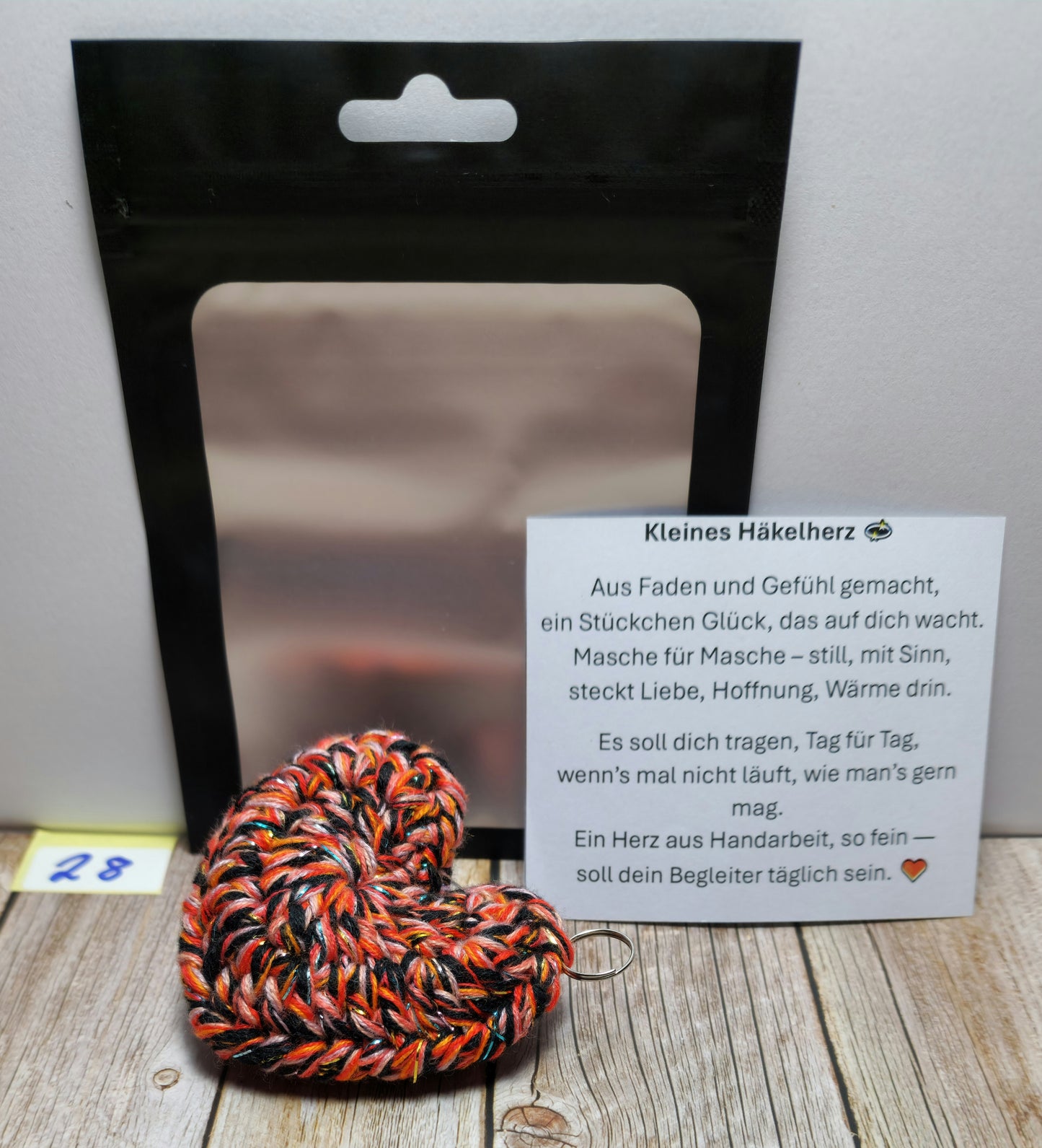 Schlüsselanhänger Herzchen Nr. 028