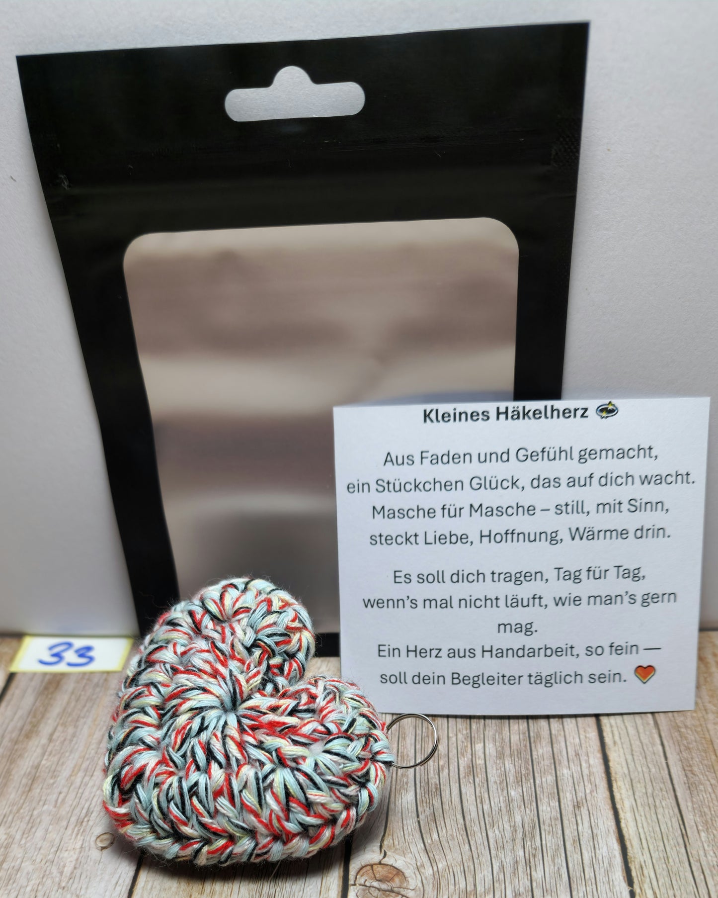 Schlüsselanhänger Herzchen Nr. 033