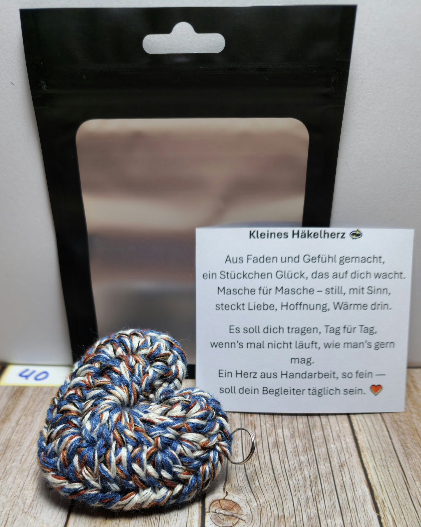 Schlüsselanhänger Herzchen Nr. 040