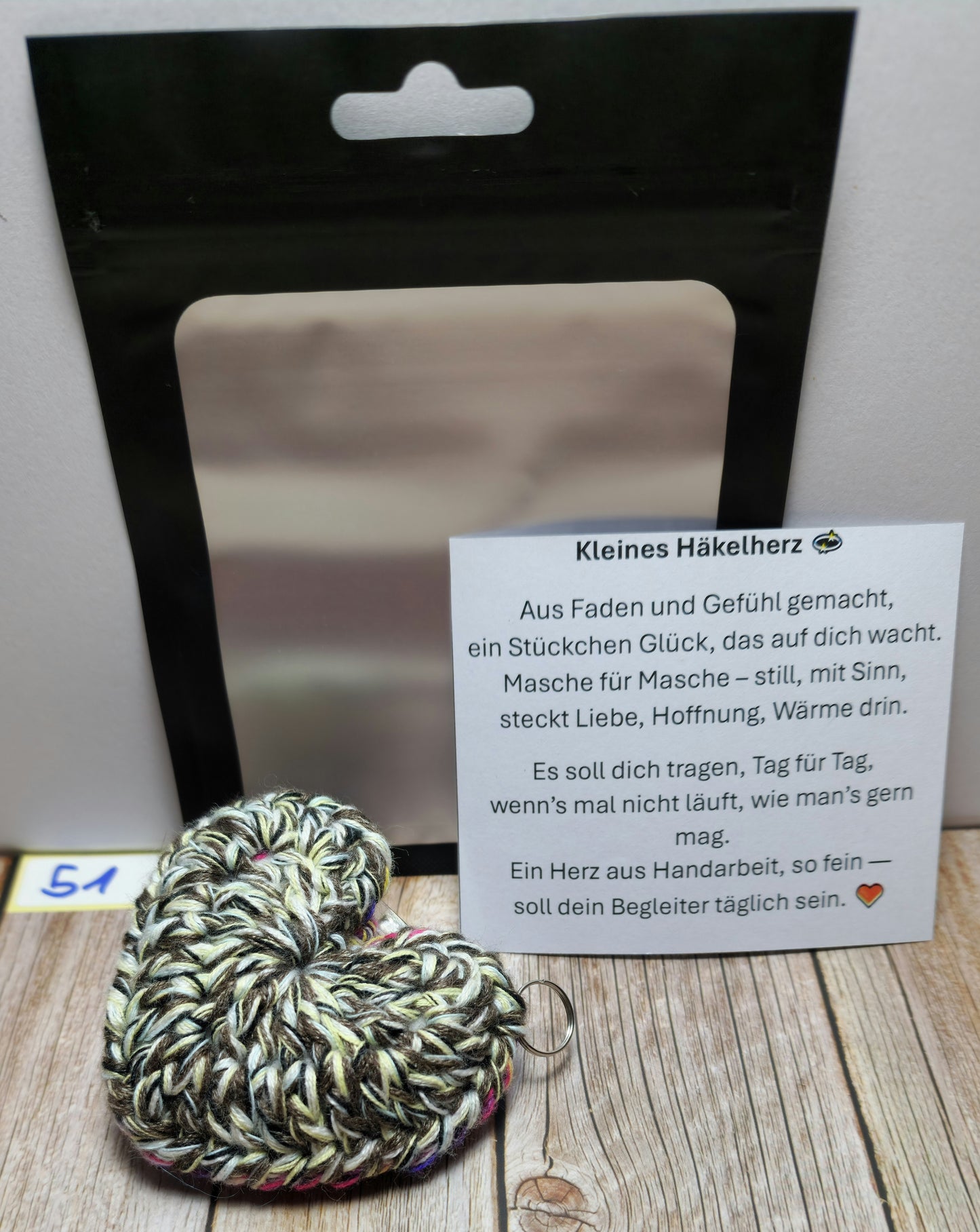 Schlüsselanhänger Herzchen Nr. 051