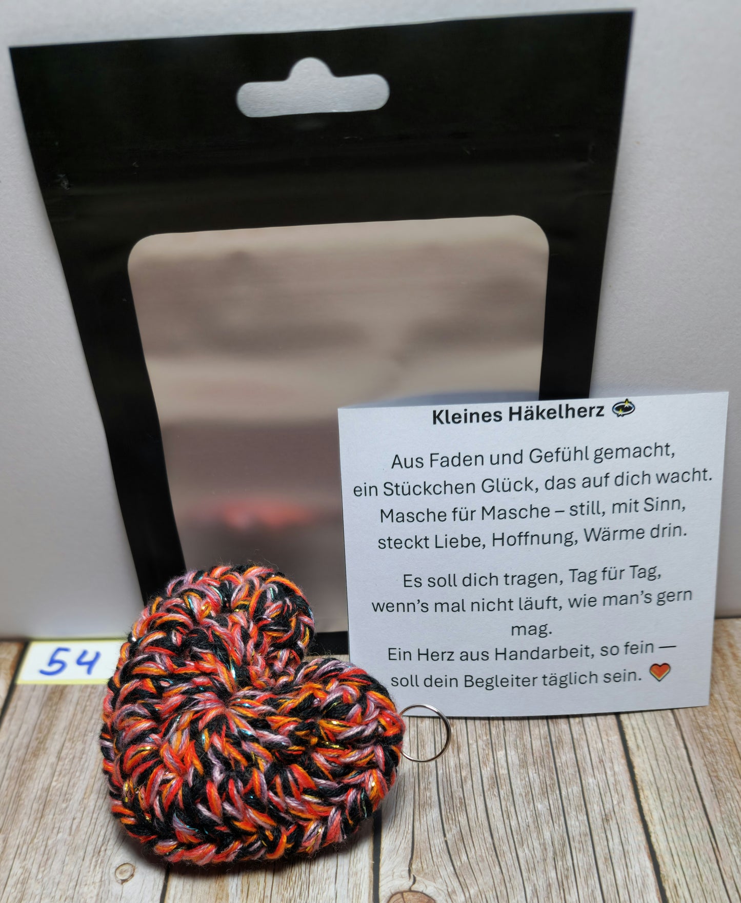 Schlüsselanhänger Herzchen Nr. 054