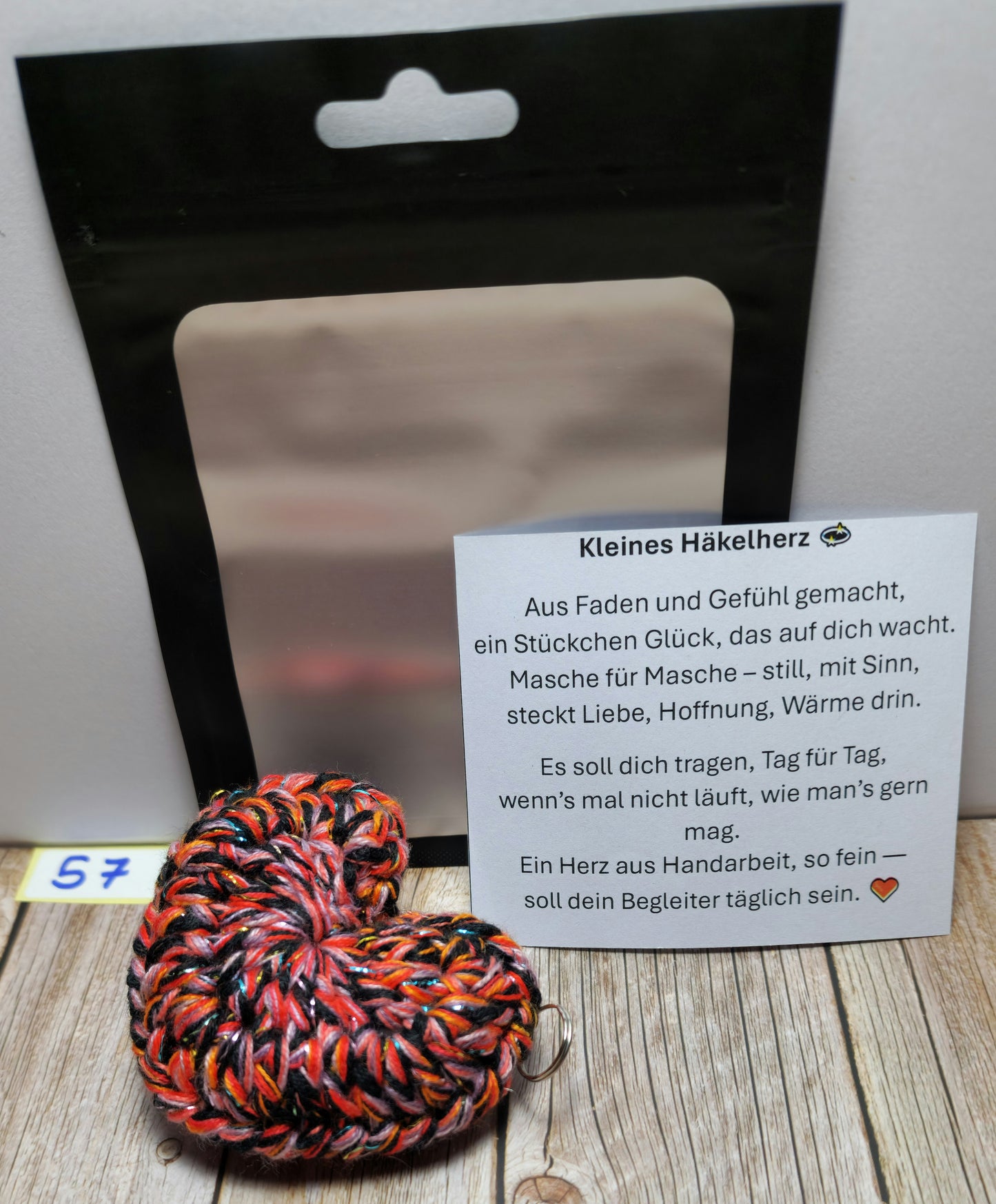 Schlüsselanhänger Herzchen Nr. 057