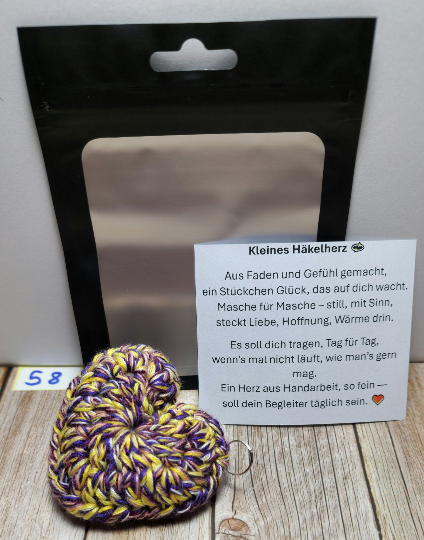 Schlüsselanhänger Herzchen Nr. 058