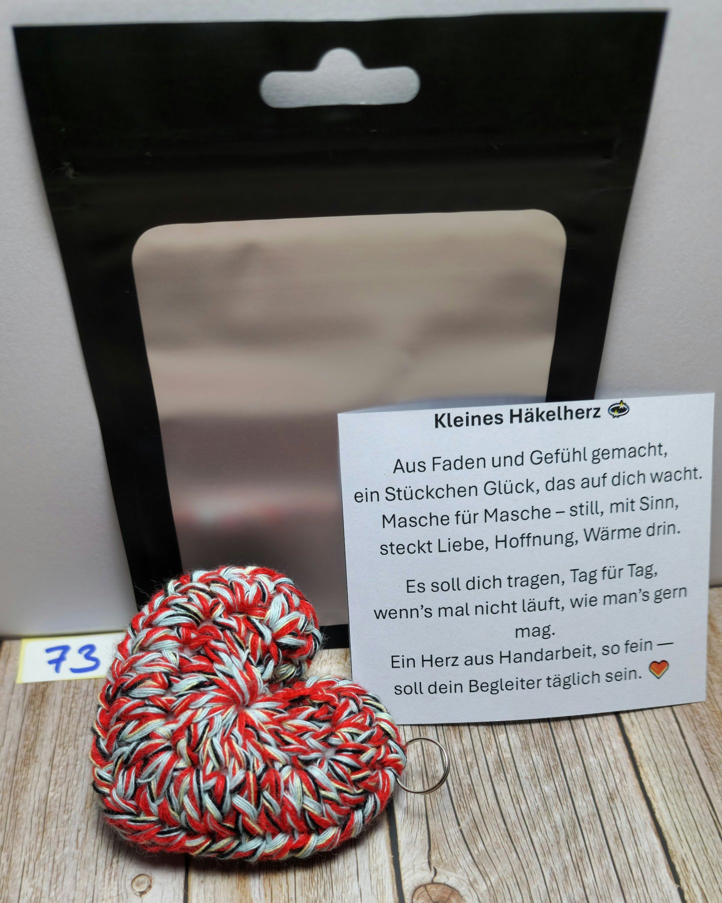 Schlüsselanhänger Herzchen Nr. 073