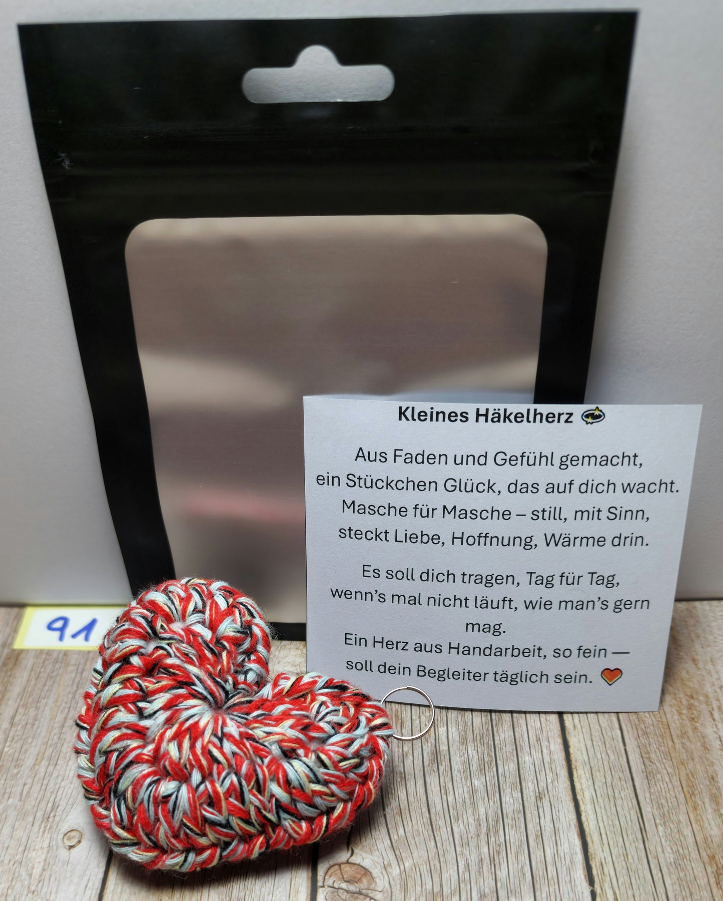 Schlüsselanhänger Herzchen Nr. 091