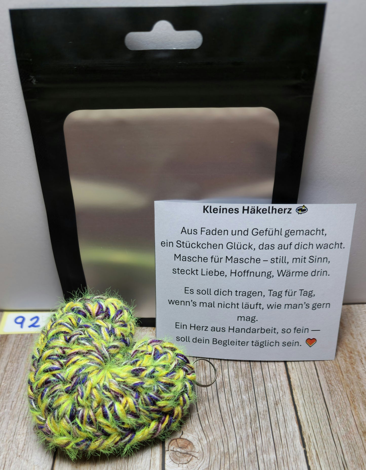 Schlüsselanhänger Herzchen Nr. 092