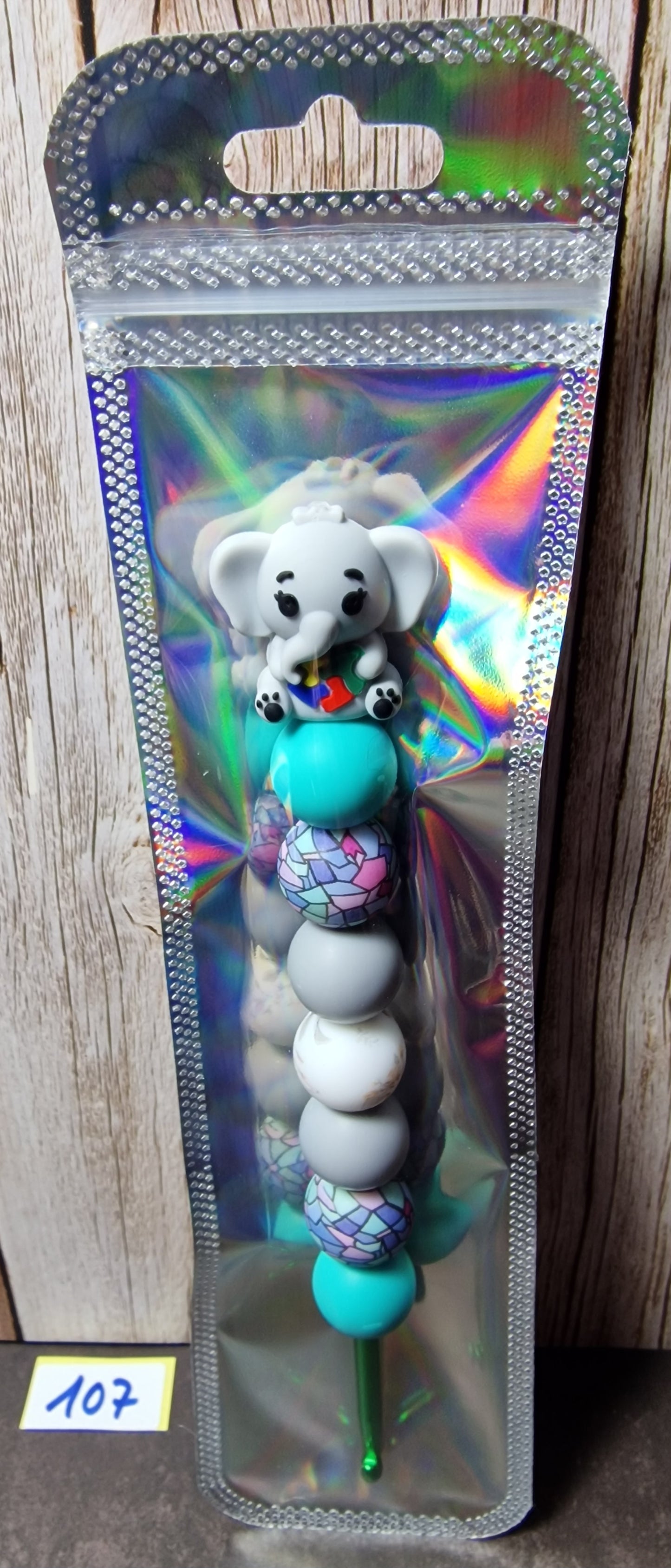 Ergonomische Häkelnadel Nr. 107 Nadelstärke 4 mm