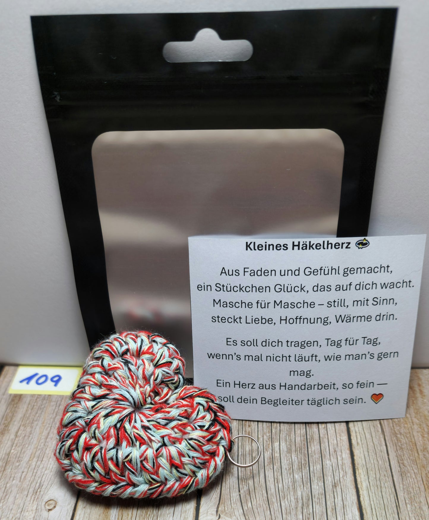 Schlüsselanhänger Herzchen Nr. 109