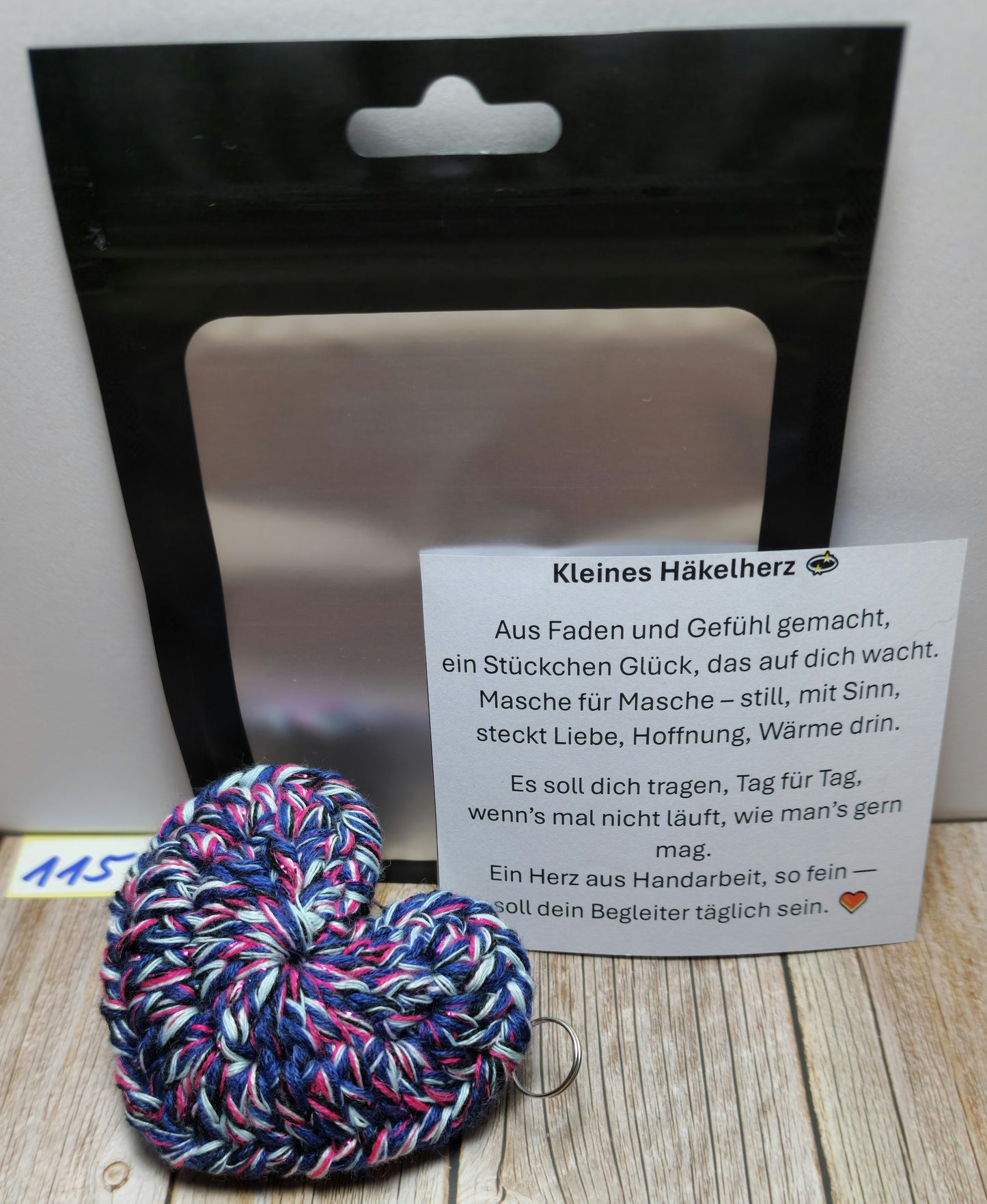 Schlüsselanhänger Herzchen Nr. 115