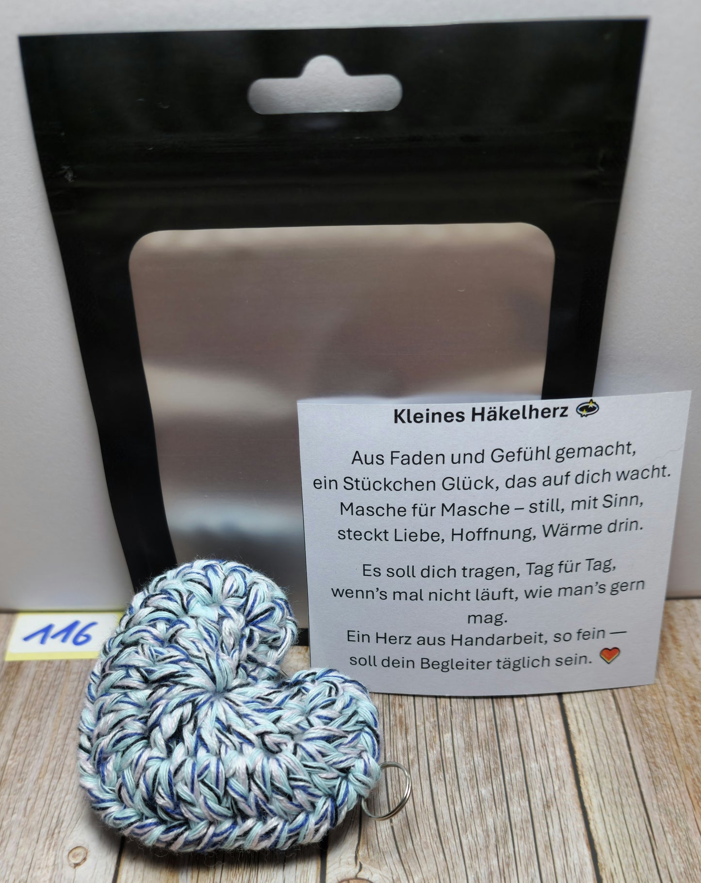 Schlüsselanhänger Herzchen Nr. 116