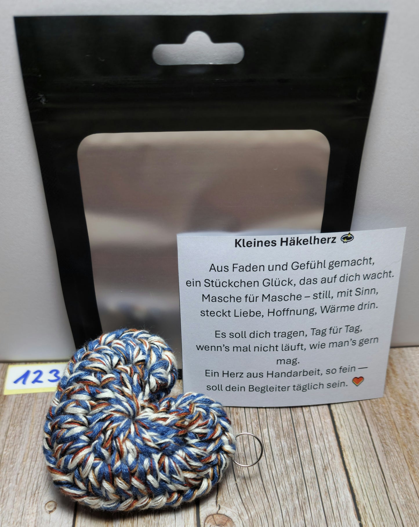 Schlüsselanhänger Herzchen Nr. 123