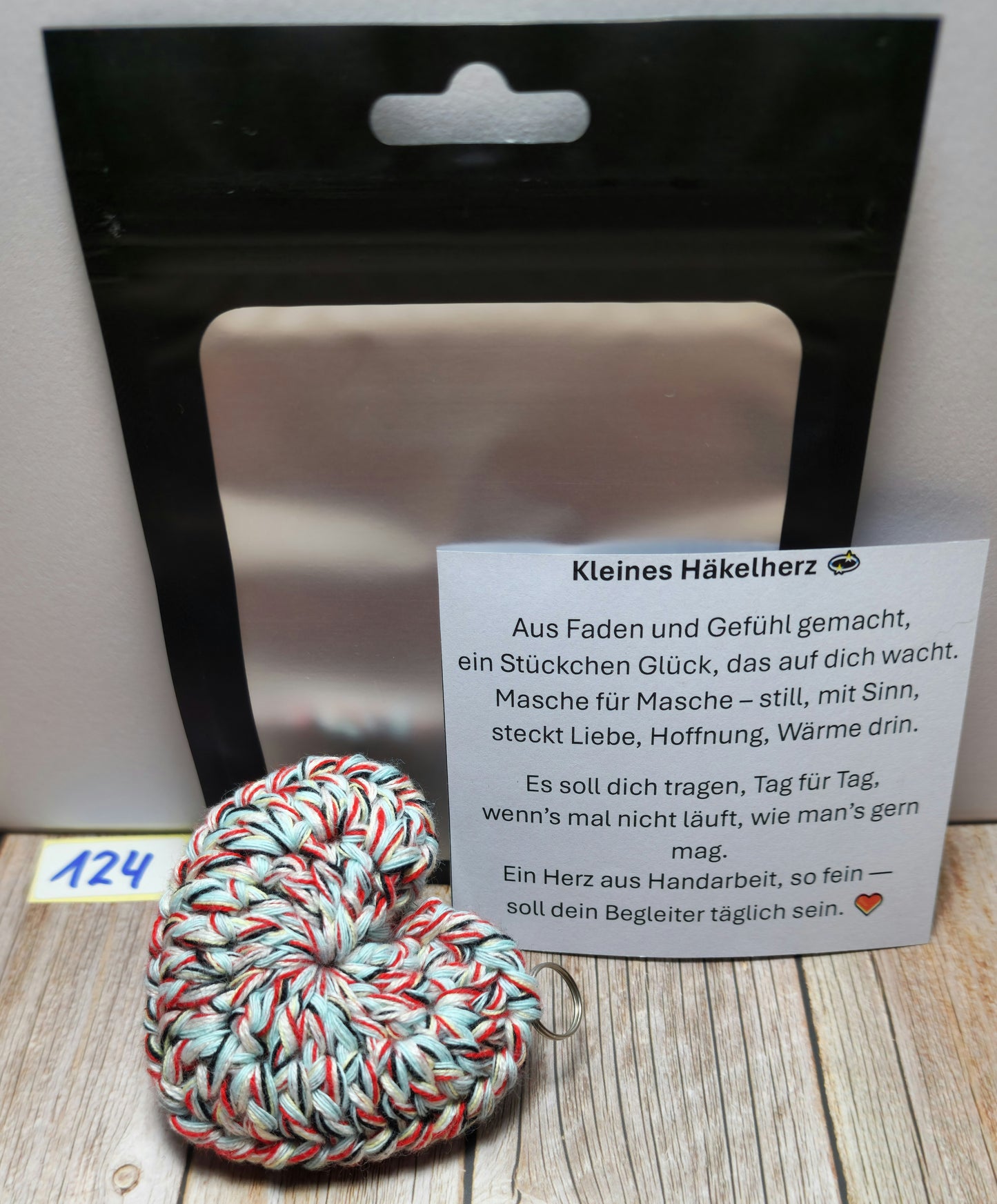 Schlüsselanhänger Herzchen Nr. 124