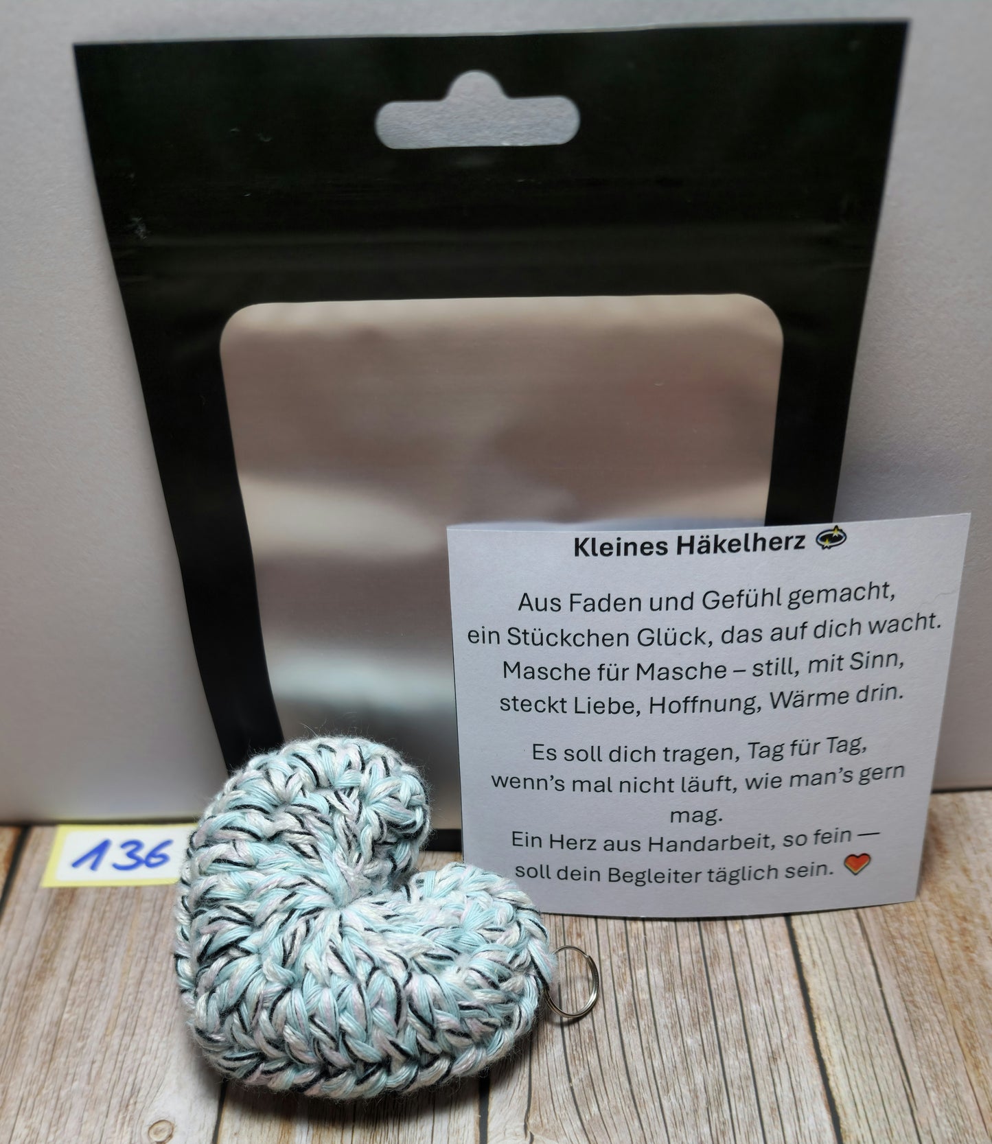 Schlüsselanhänger Herzchen Nr. 136