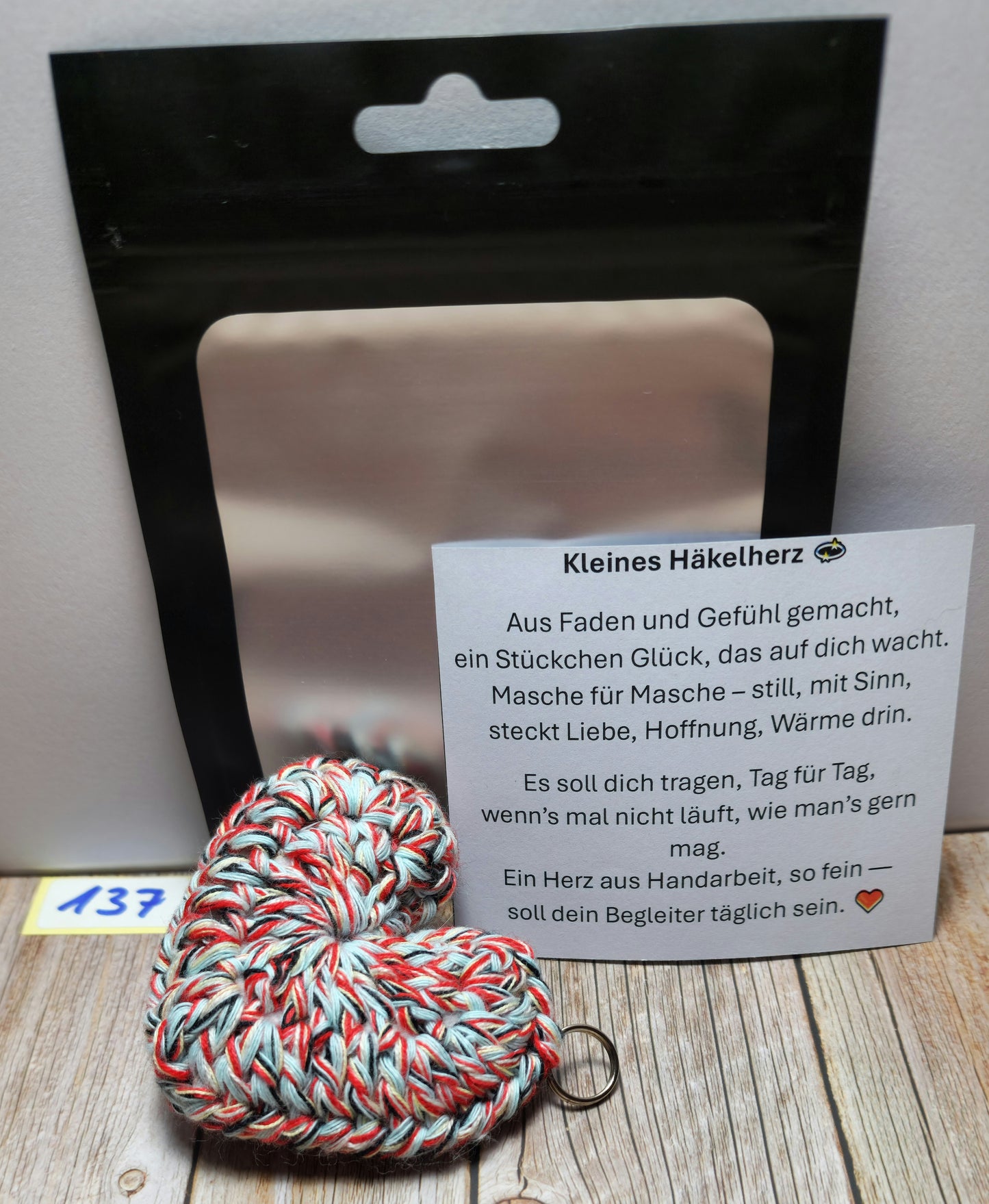 Schlüsselanhänger Herzchen Nr. 137