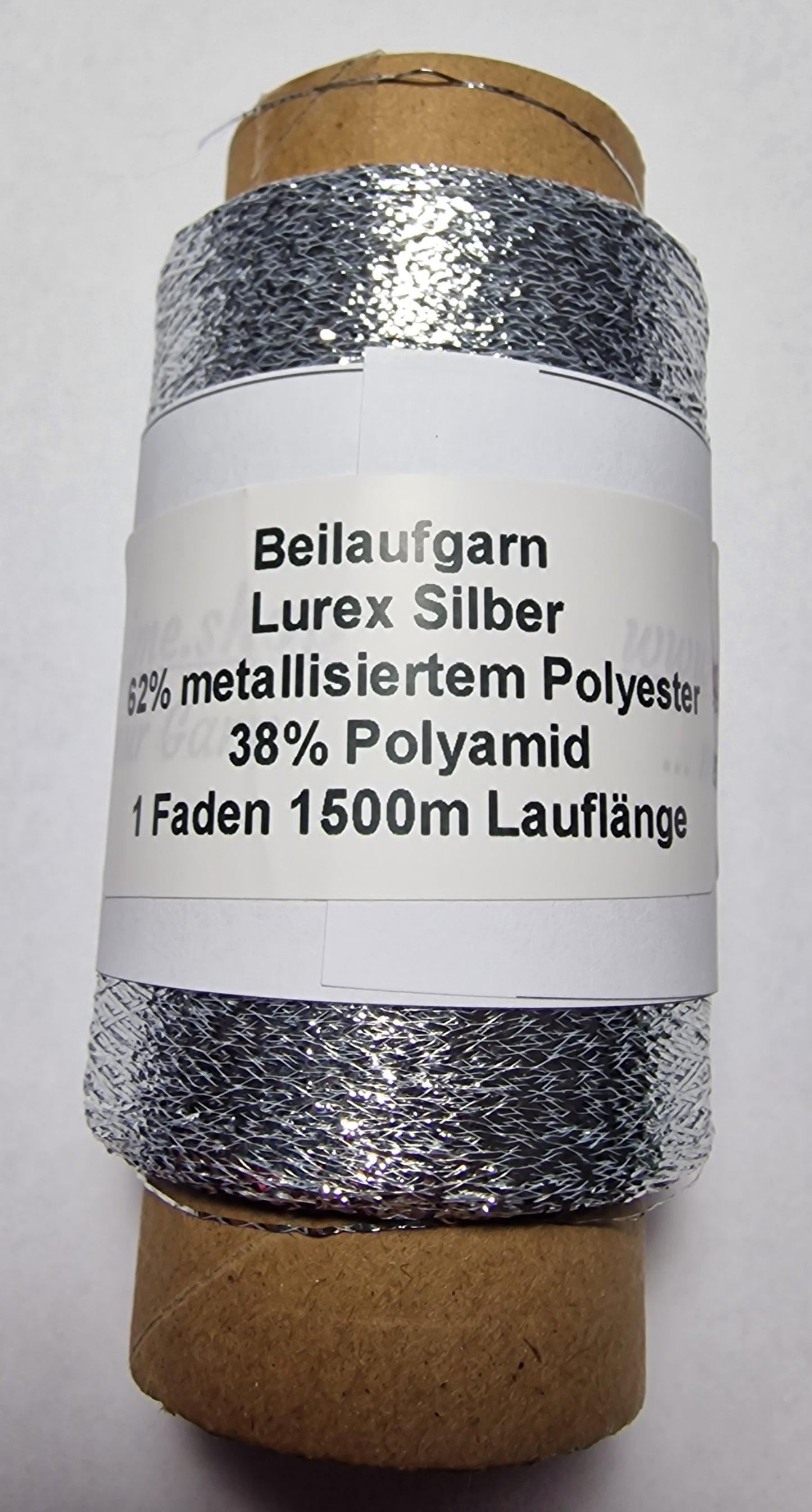 Sale Lurex Silber mit 1500 Meter 1 Fädig Polyester / Polyamid (Kopie)