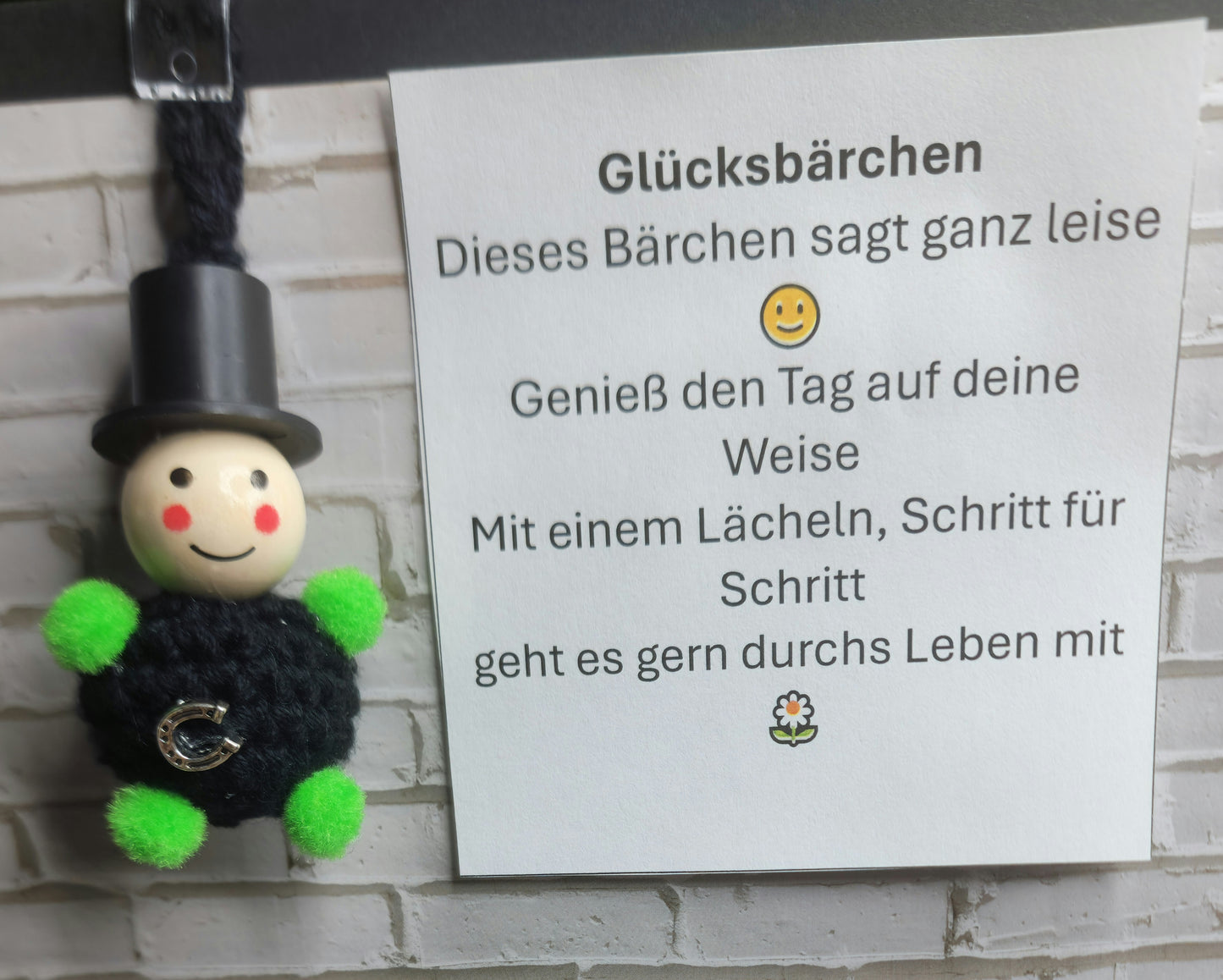 🍀 Gehäkelte Glücksbärchen – kleine Glücksbringer mit Herz 🍀