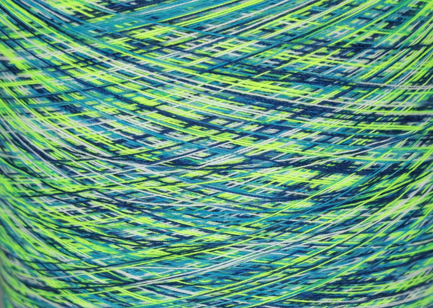 Regenbogengarn Blau Gruen