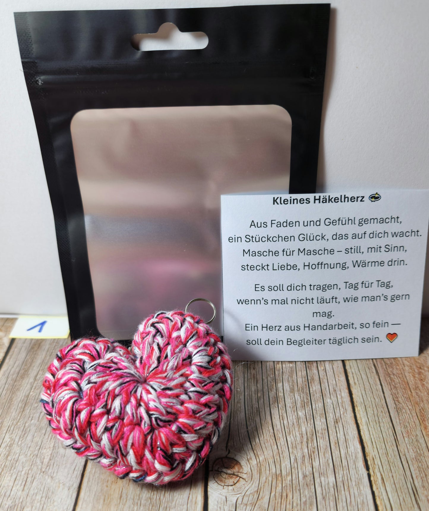 Schlüsselanhänger Herzchen Nr. 001