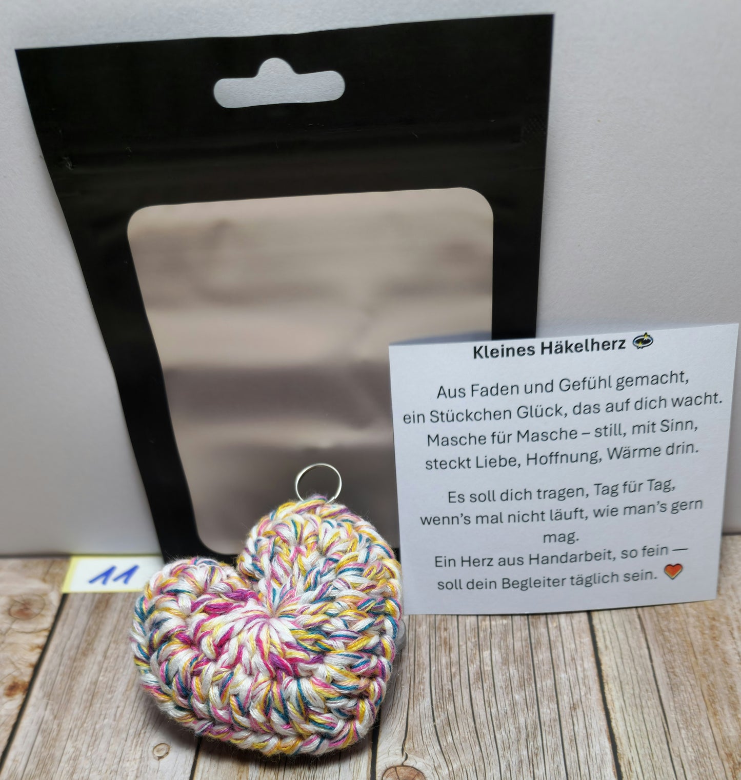 Schlüsselanhänger Herzchen Nr. 011