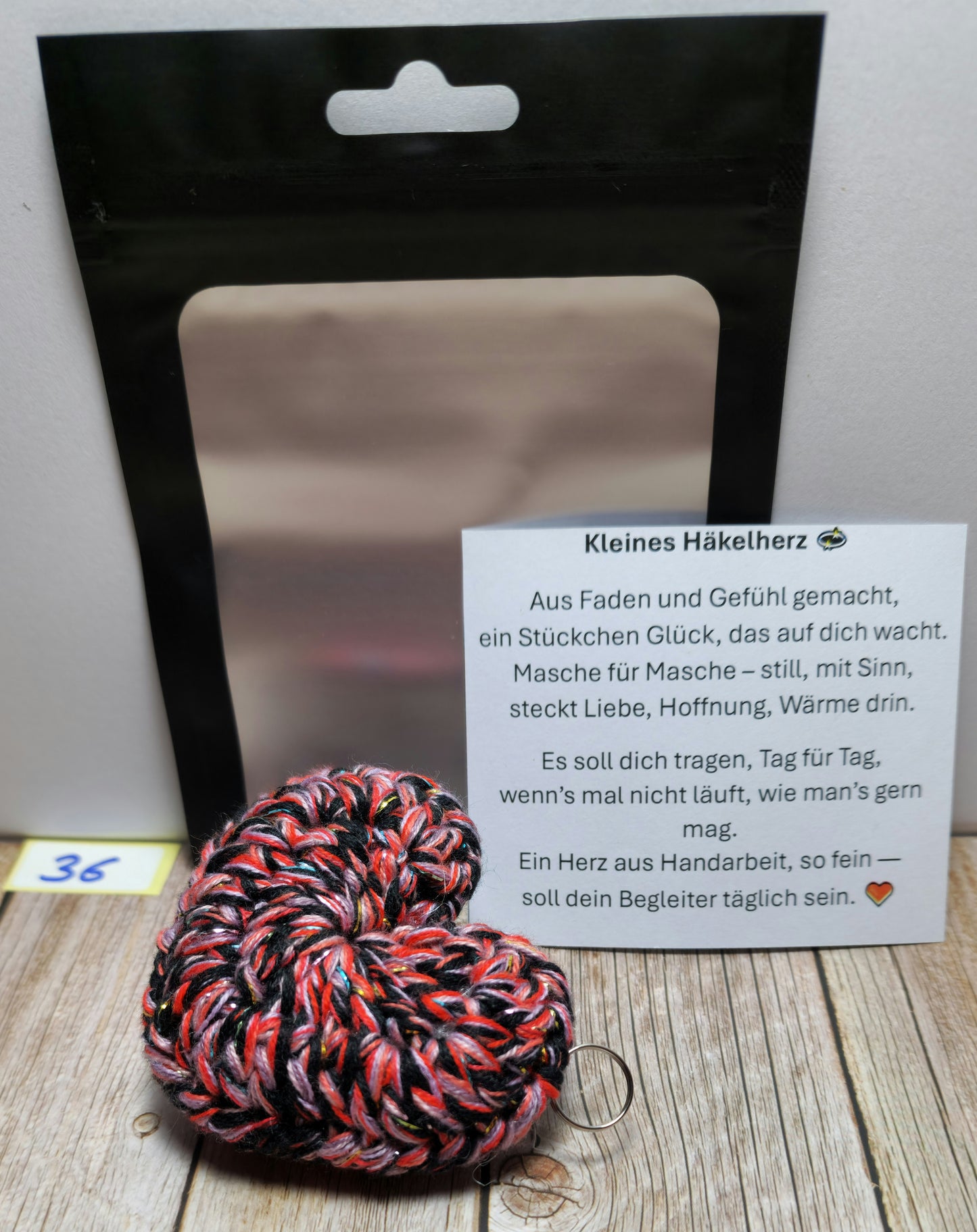 Schlüsselanhänger Herzchen Nr. 036