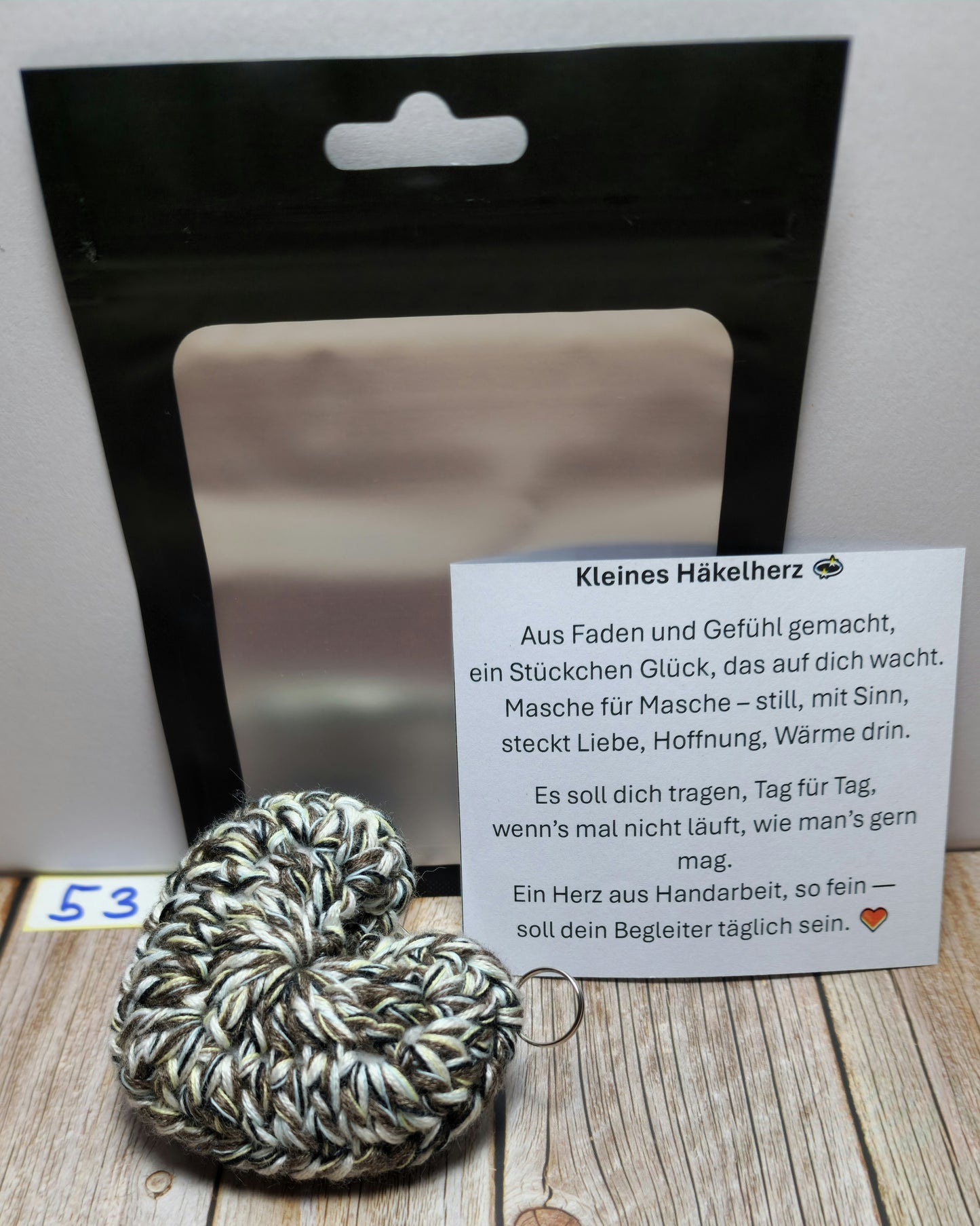 Schlüsselanhänger Herzchen Nr. 053