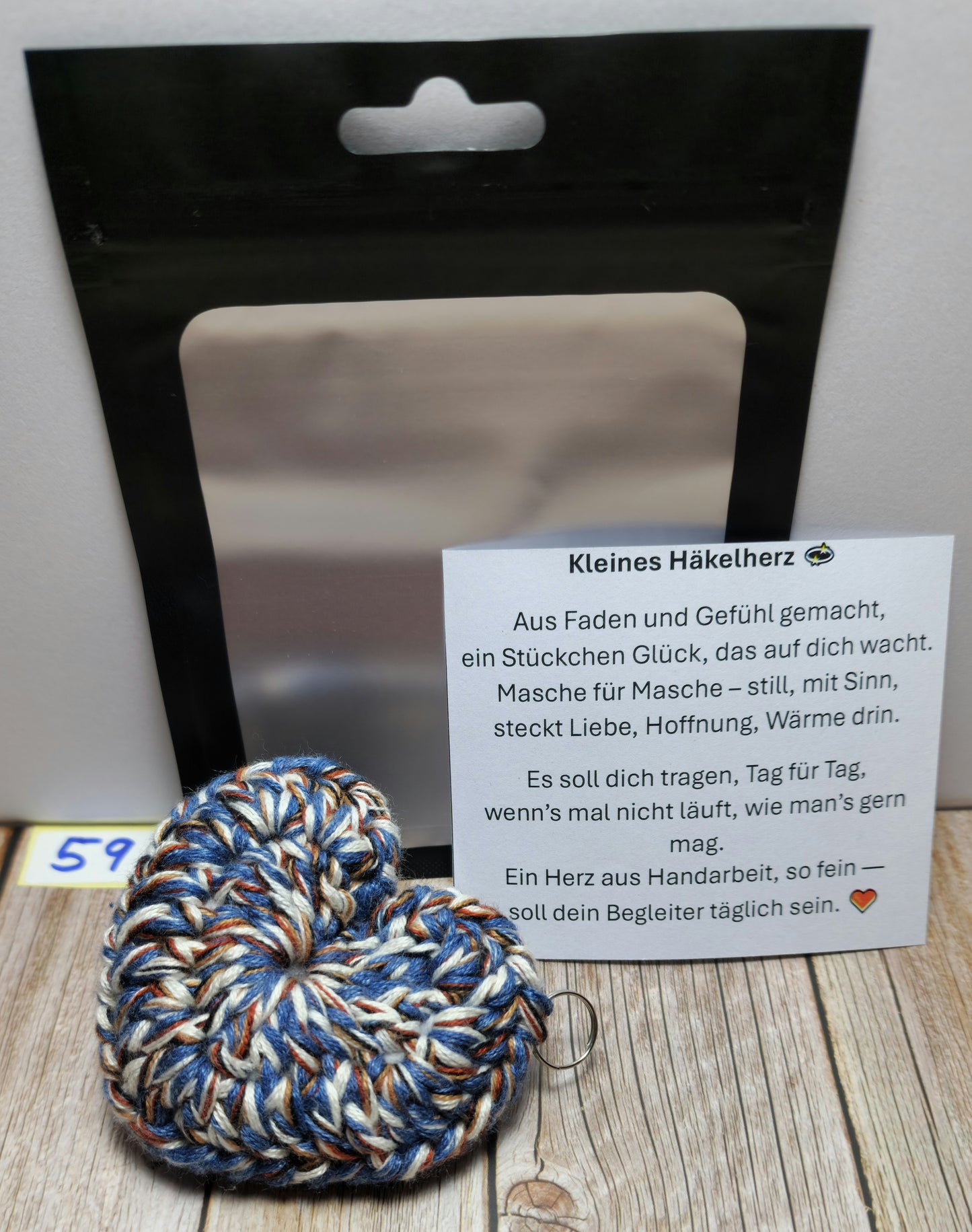 Schlüsselanhänger Herzchen Nr. 059