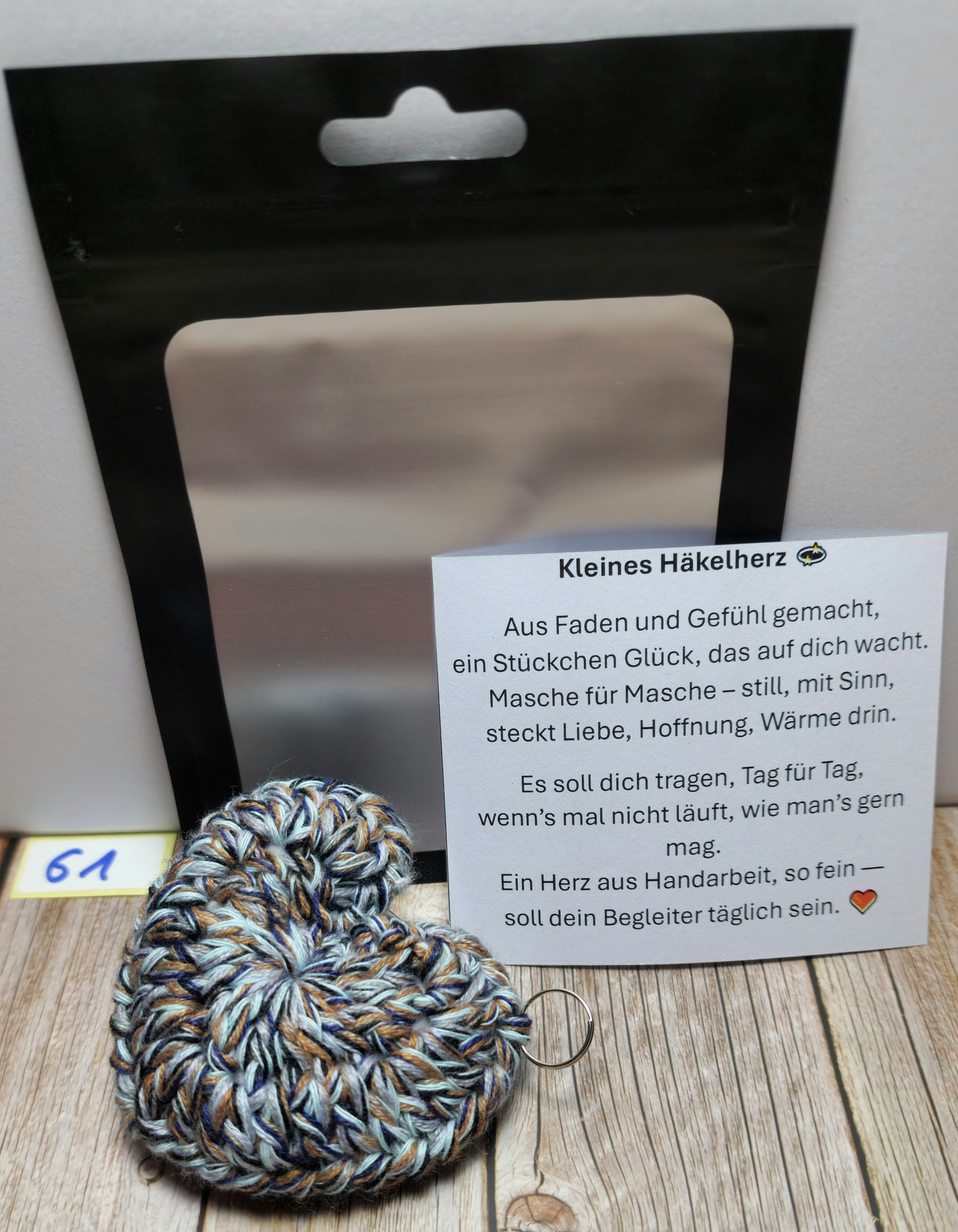 Schlüsselanhänger Herzchen Nr. 061