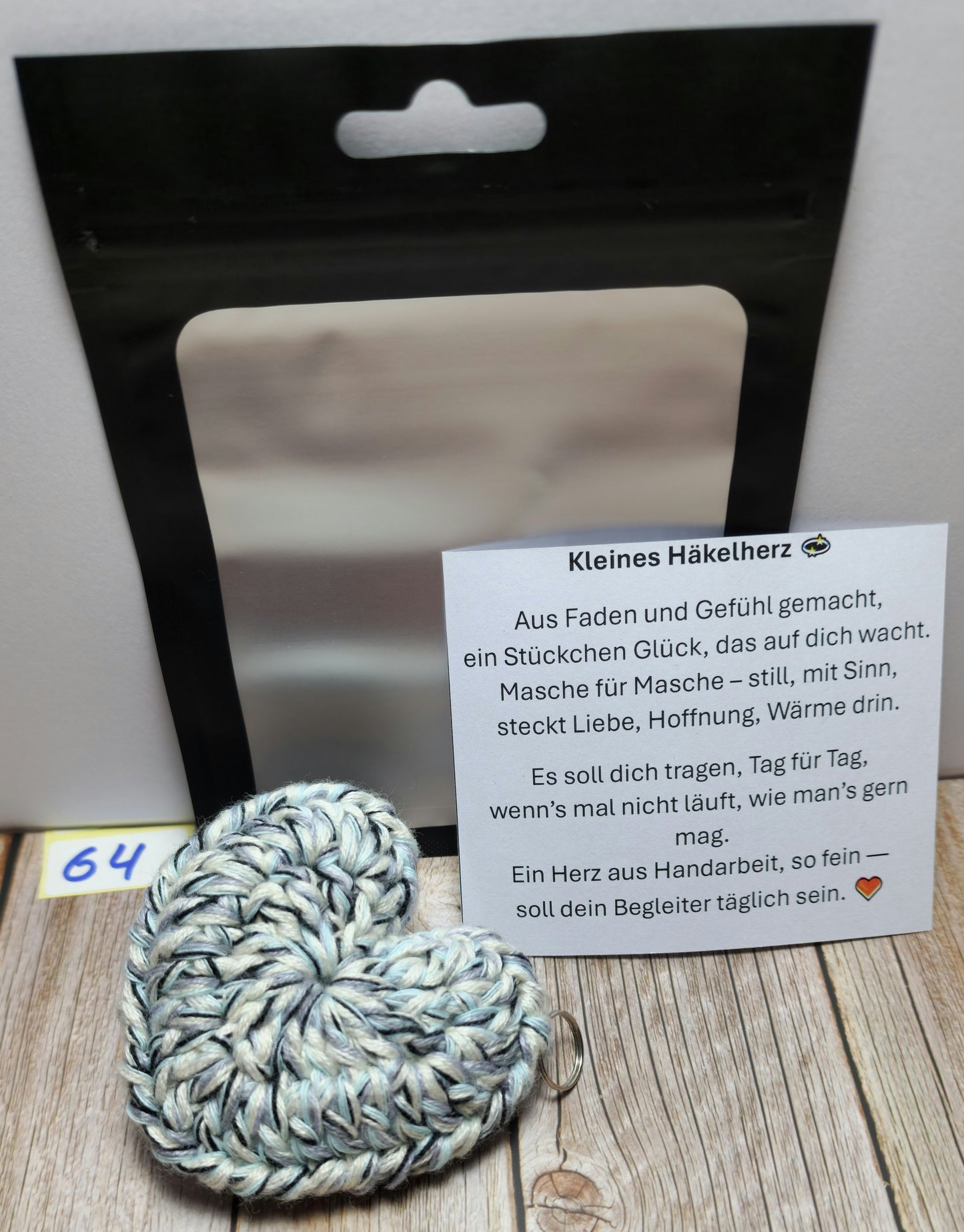 Schlüsselanhänger Herzchen Nr. 064