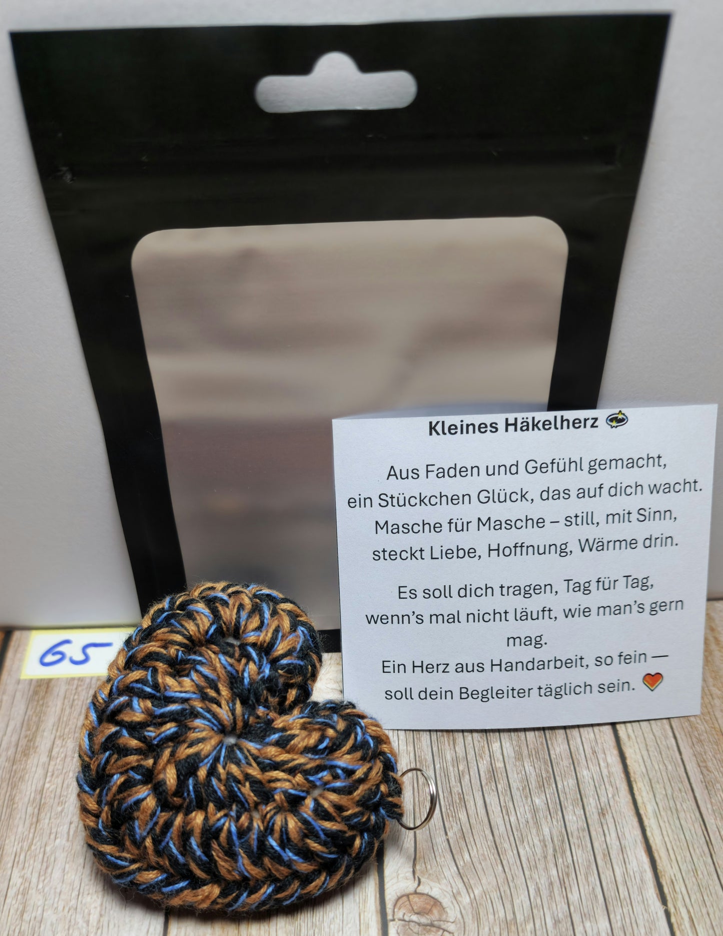 Schlüsselanhänger Herzchen Nr. 065