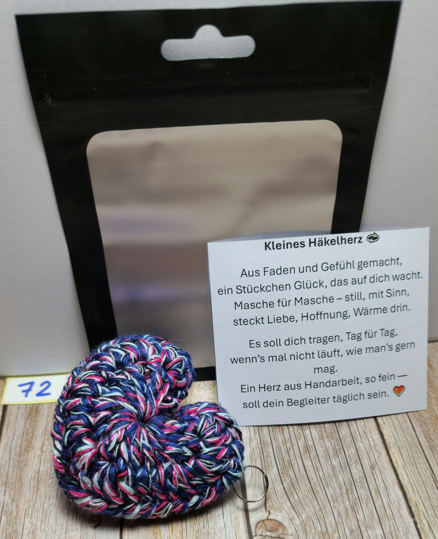 Schlüsselanhänger Herzchen Nr. 072