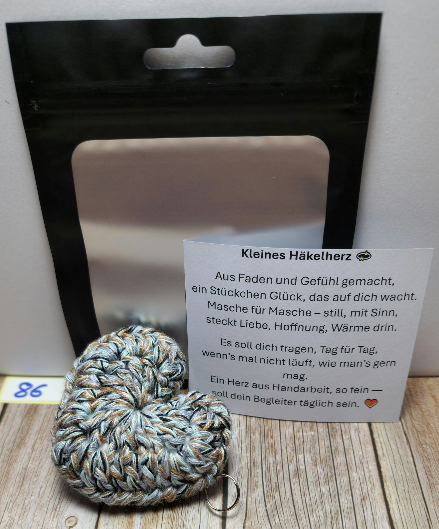 Schlüsselanhänger Herzchen Nr. 086