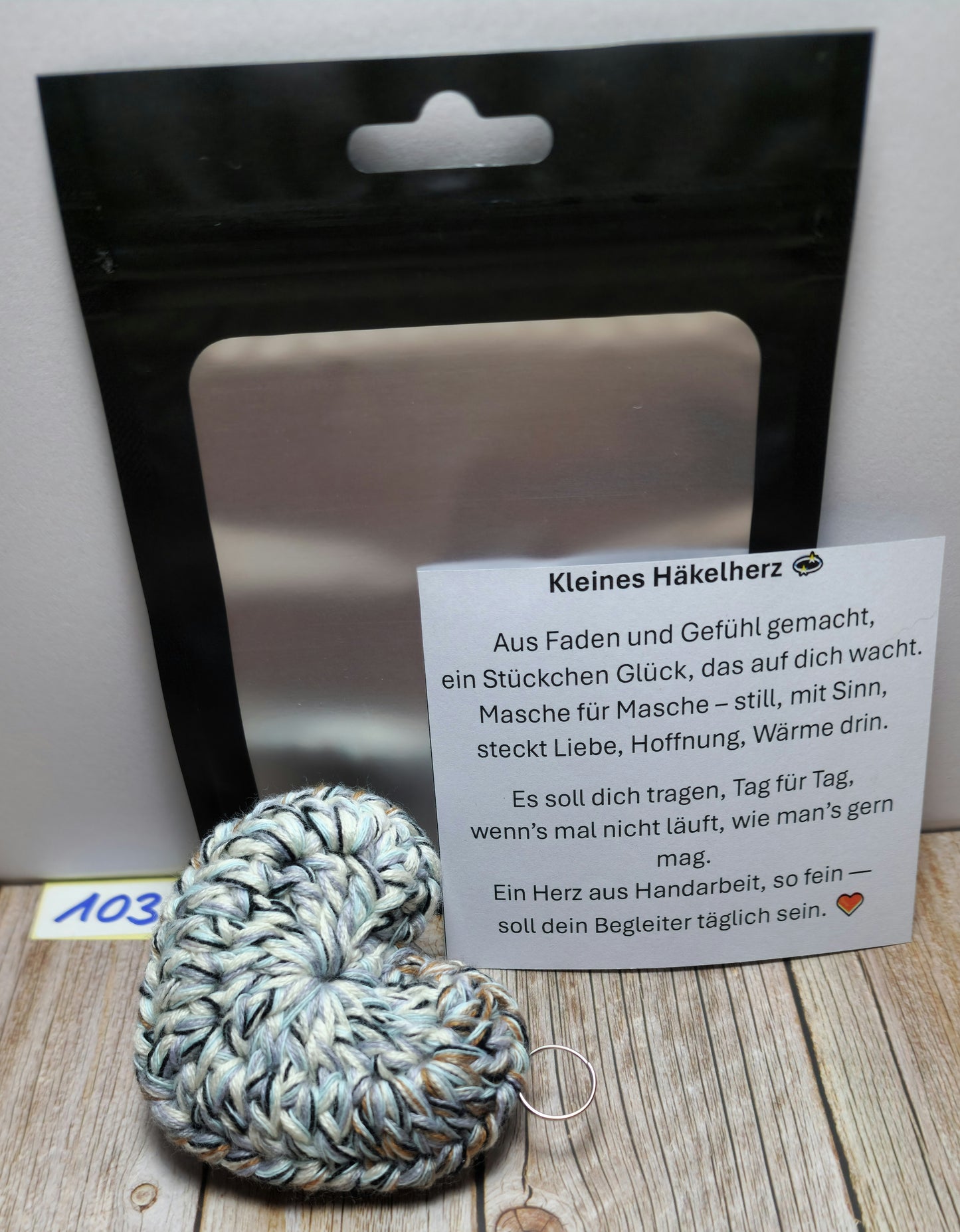 Schlüsselanhänger Herzchen Nr. 103