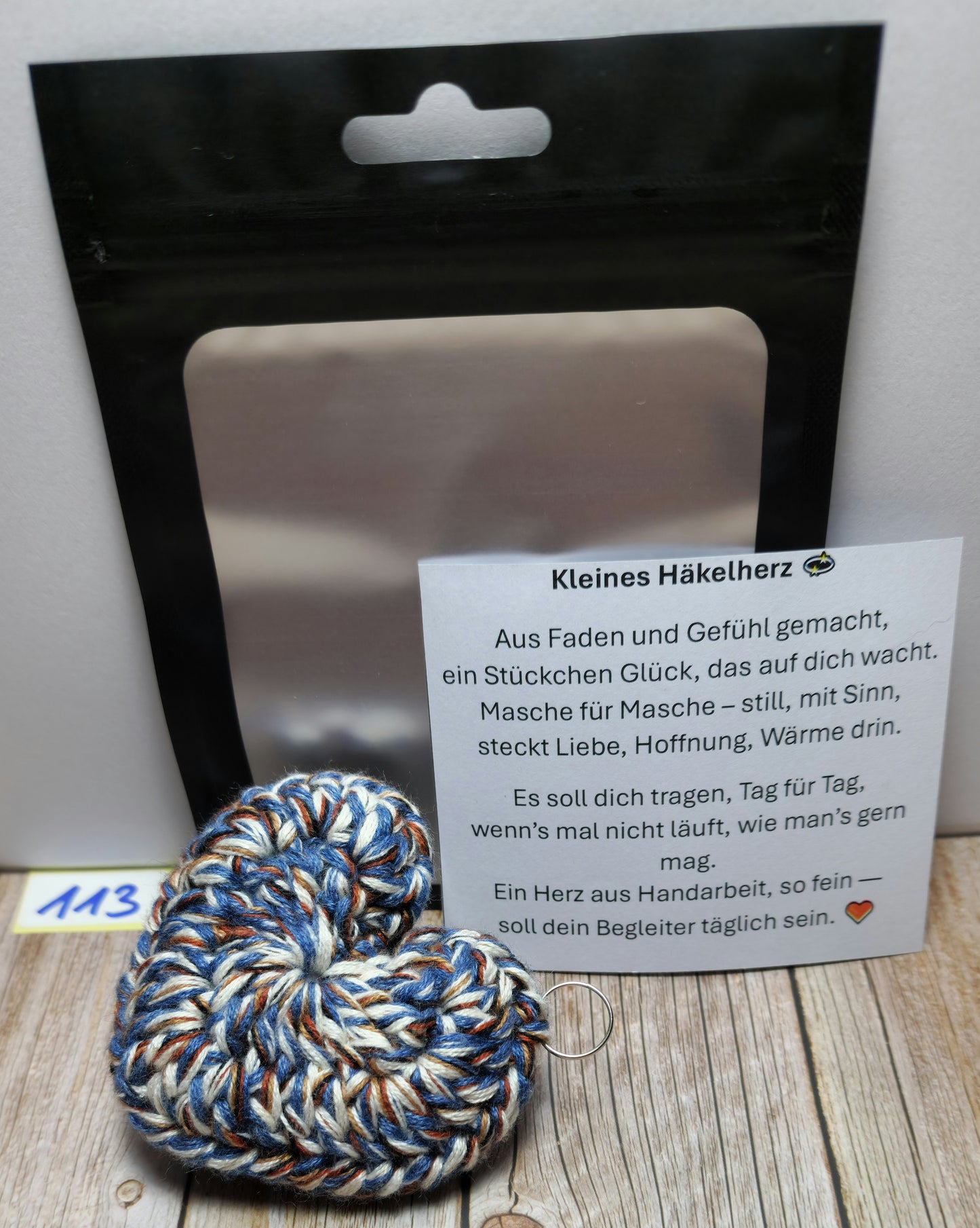 Schlüsselanhänger Herzchen Nr. 113