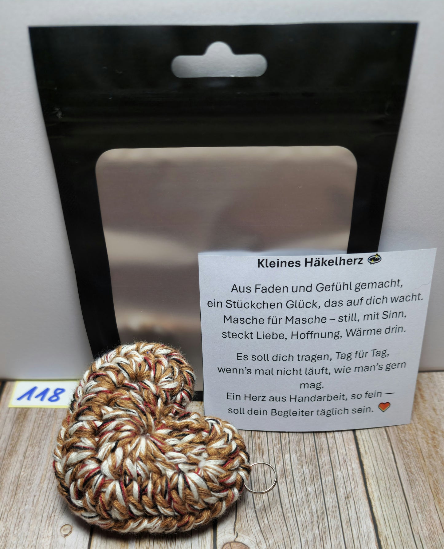 Schlüsselanhänger Herzchen Nr. 118