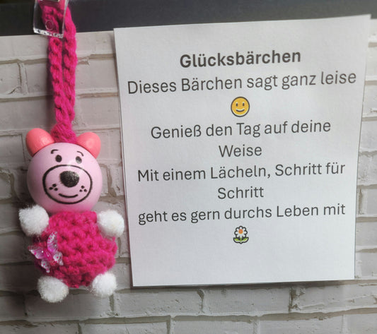🍀 Gehäkelte Glücksbärchen – kleine Glücksbringer mit Herz 🍀