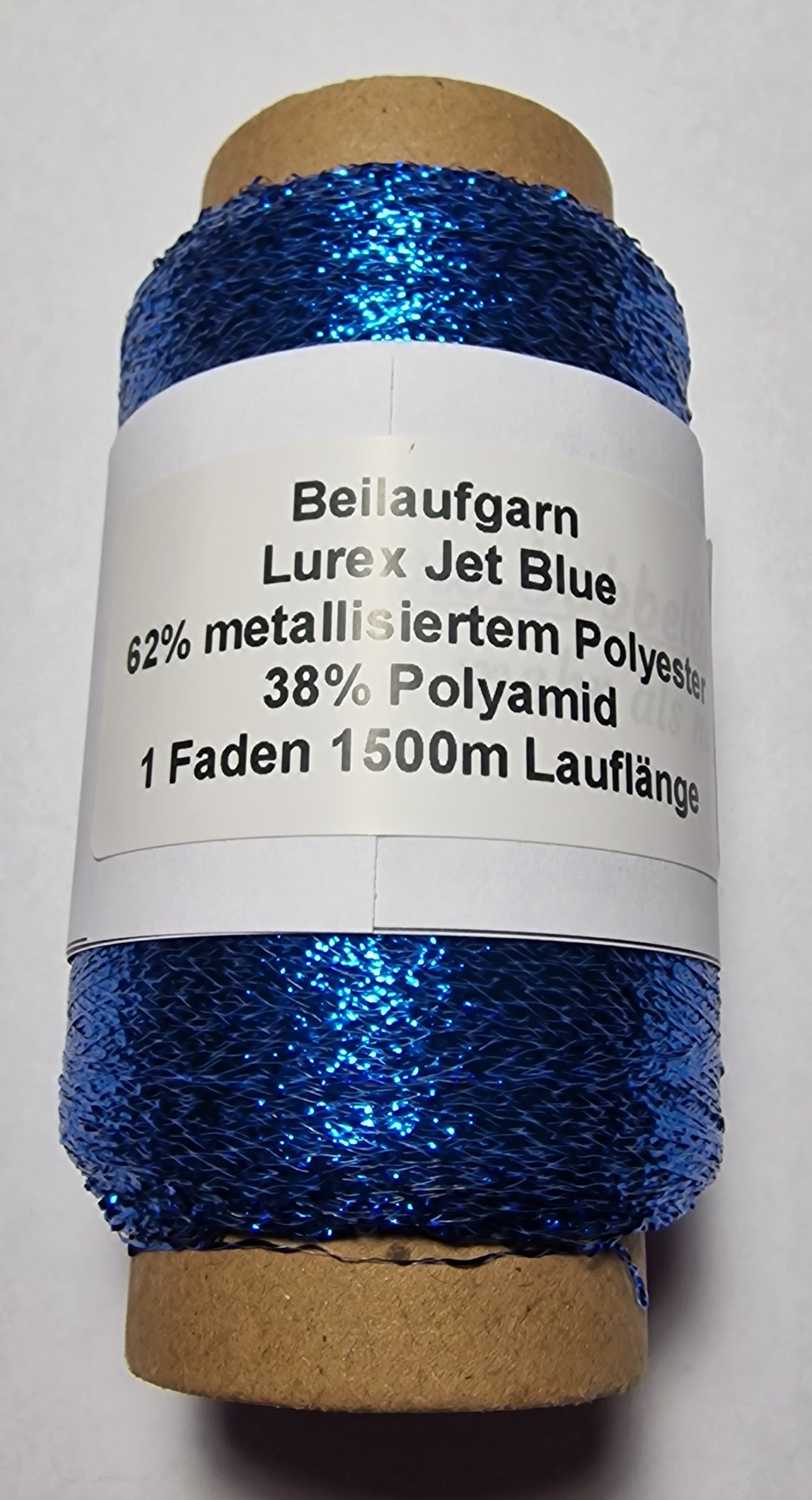 Sale Lurex Jet Blue mit 1500 Meter 1 Fädig Polyester / Polyamid