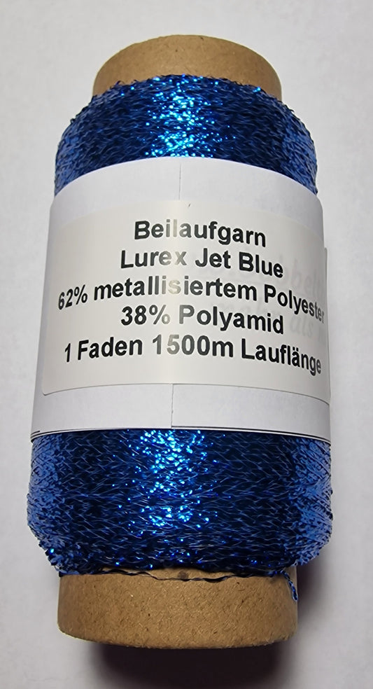 Sale Lurex Jet Blue mit 1500 Meter 1 Fädig Polyester / Polyamid