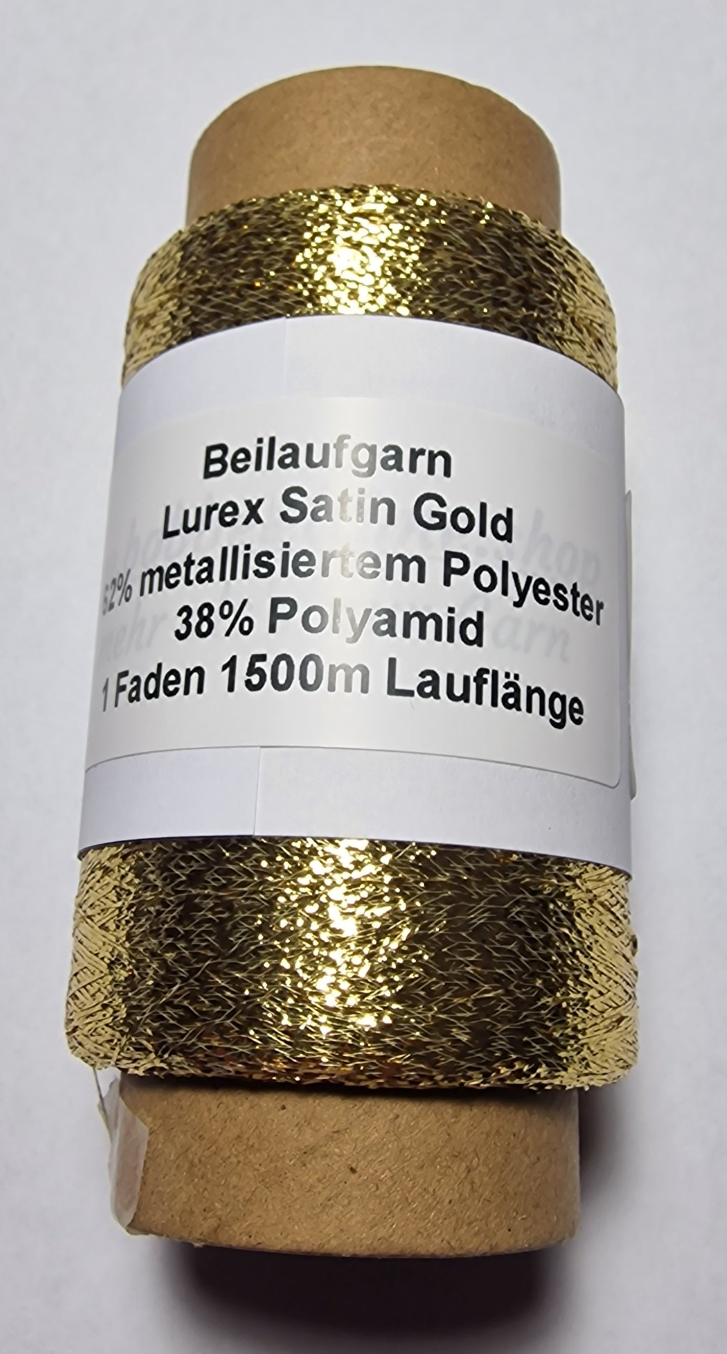 Sale Lurex Satin Gold mit 1500 Meter 1 Fädig Polyester / Polyamid