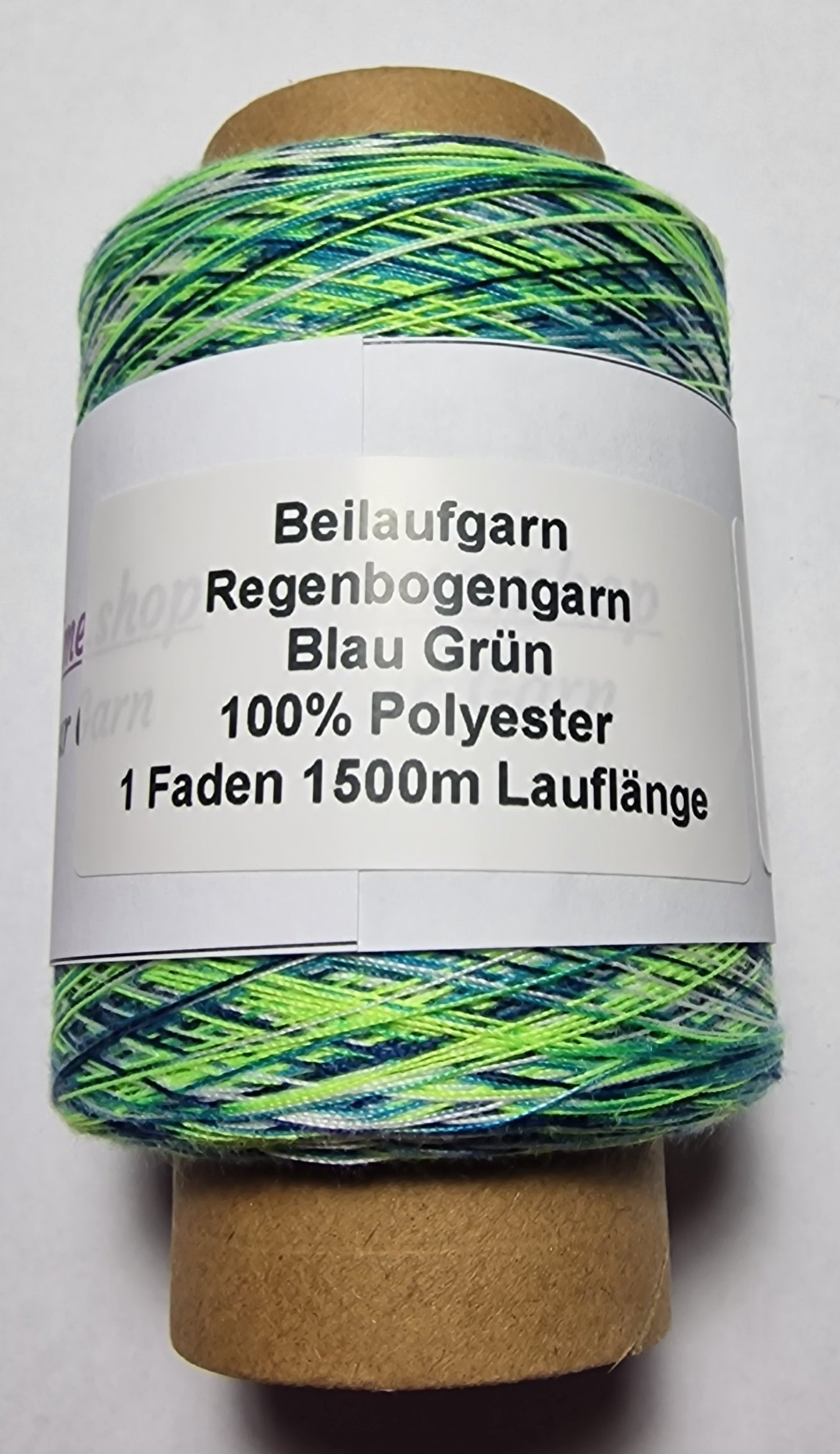 Sale Regenbogengarn Blau Grün mit 1500 Meter 1 Fädig 100% Polyester