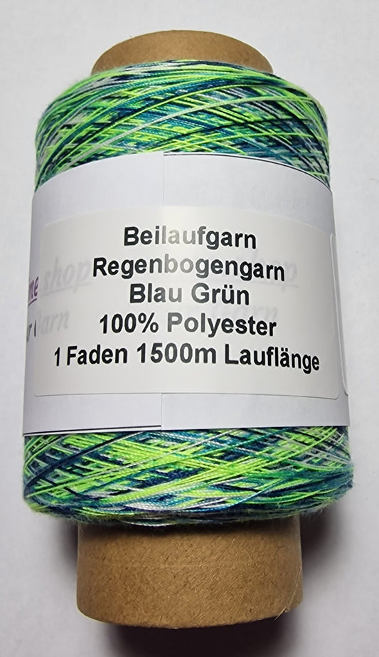 Sale Regenbogengarn Blau Grün mit 1500 Meter 1 Fädig 100% Polyester