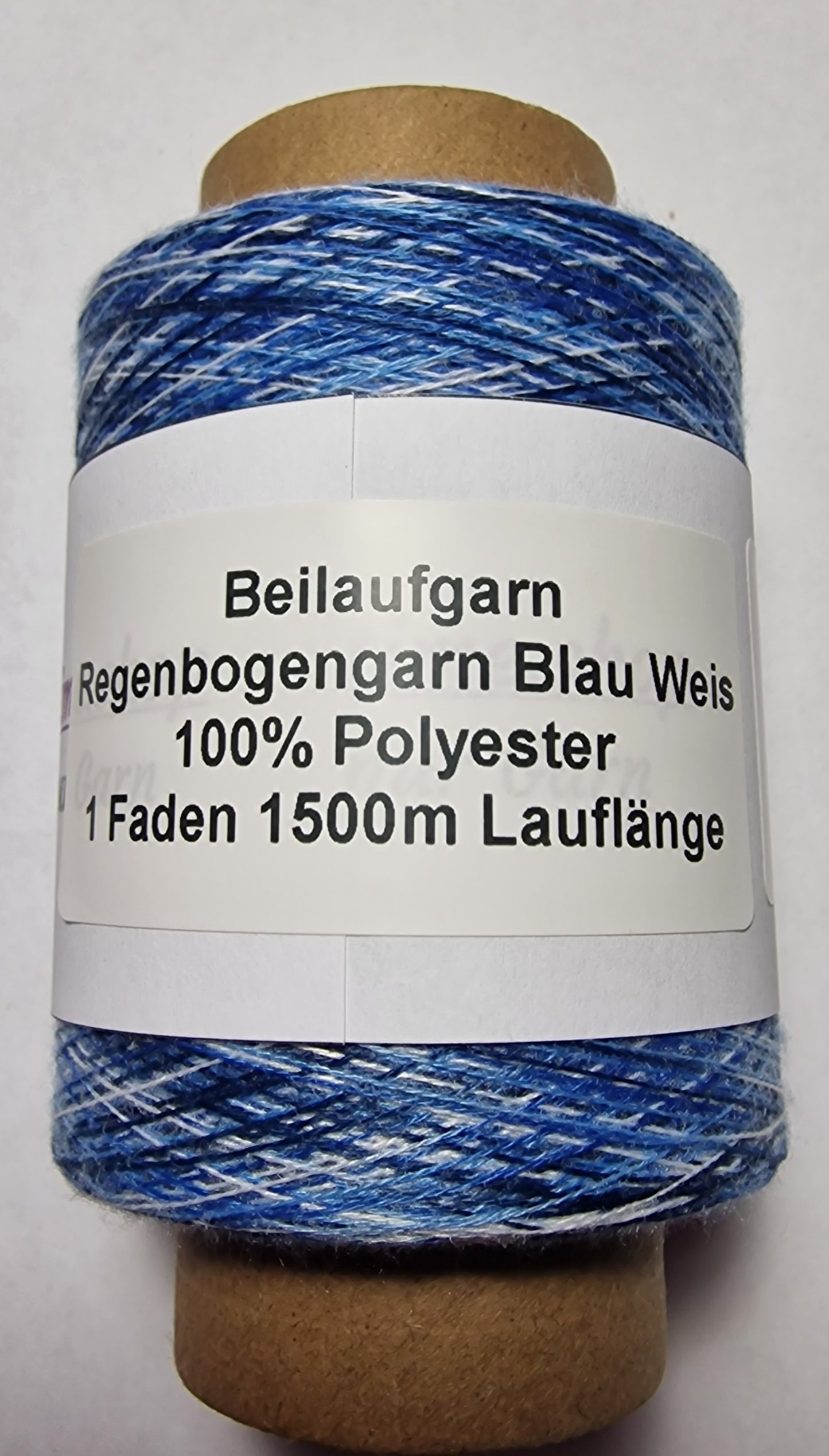 Sale Regenbogengarn Blaue Weis mit 1500 Meter 1 Fädig 100% Polyester