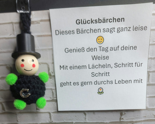 🍀 Gehäkelte Glücksbärchen – kleine Glücksbringer mit Herz 🍀